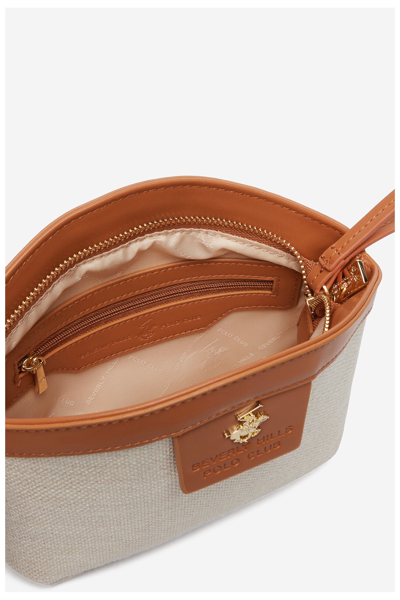 Kosmetyczka Beverly Hills Polo Club CEO-BHPC-W1-014-SS26 Beżowy
