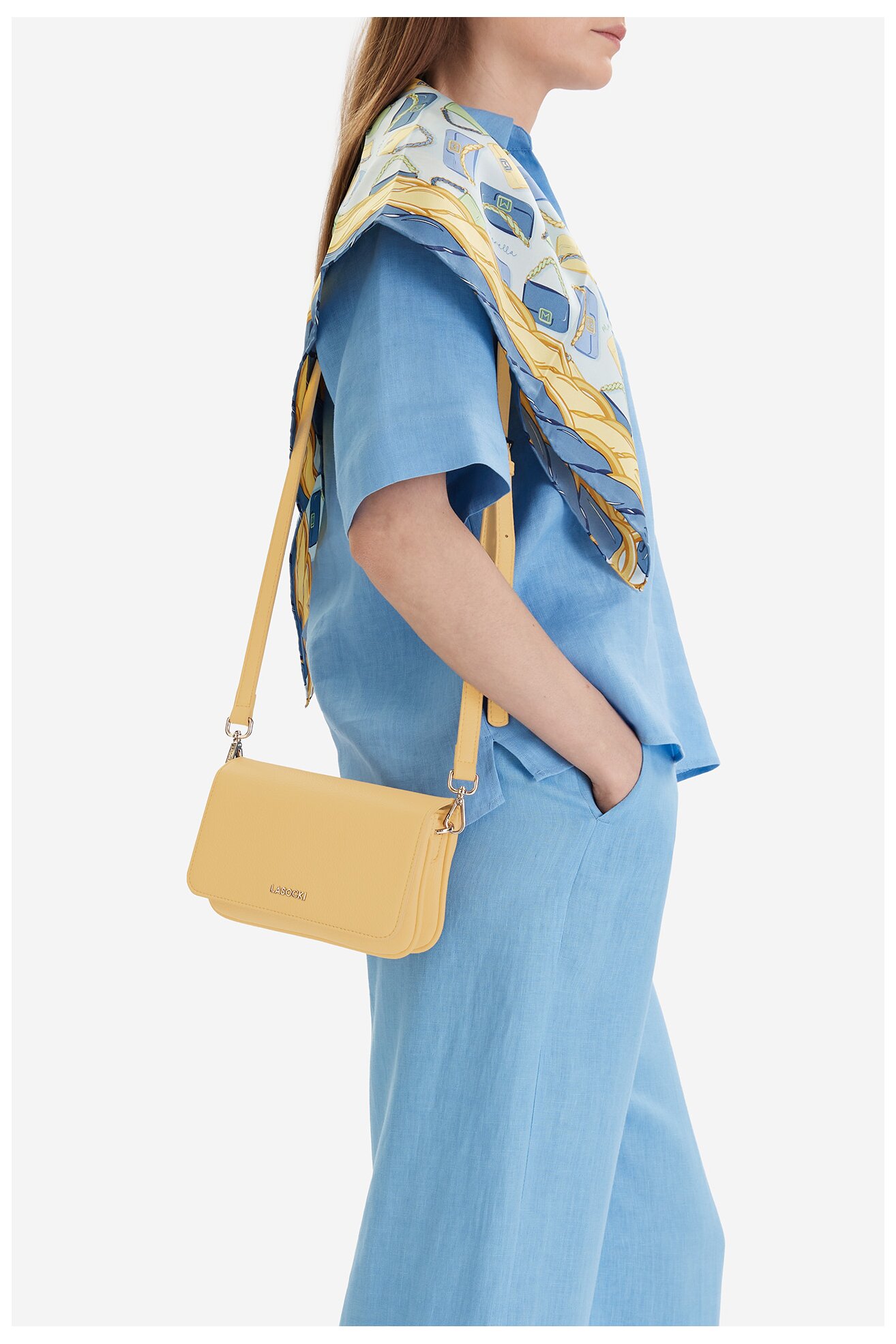 Дамска чанта Lasocki CEO-LSK-L-006-09 ЖЪЛТ