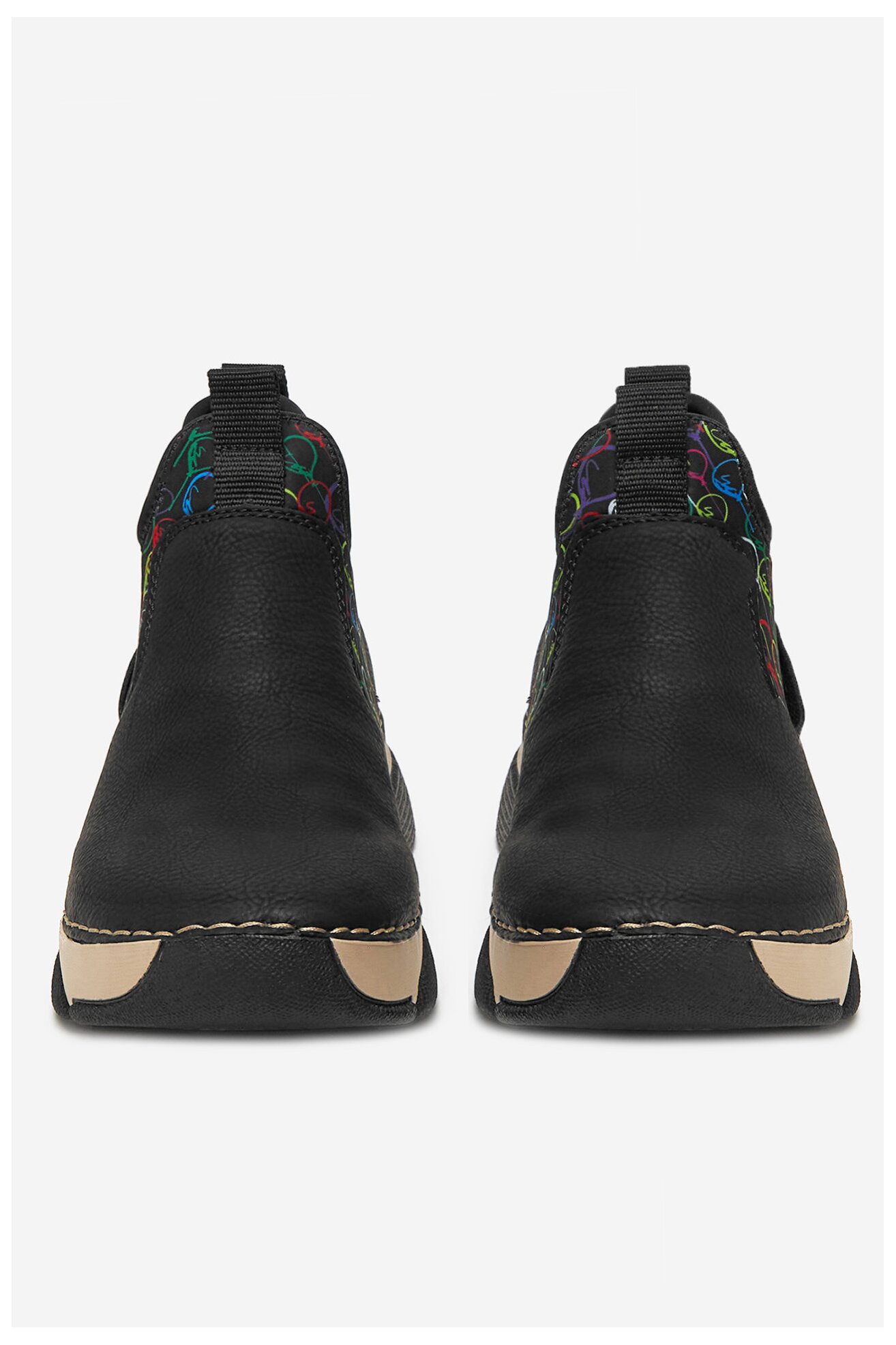 Ghete Rieker 45957-00 NEGRU