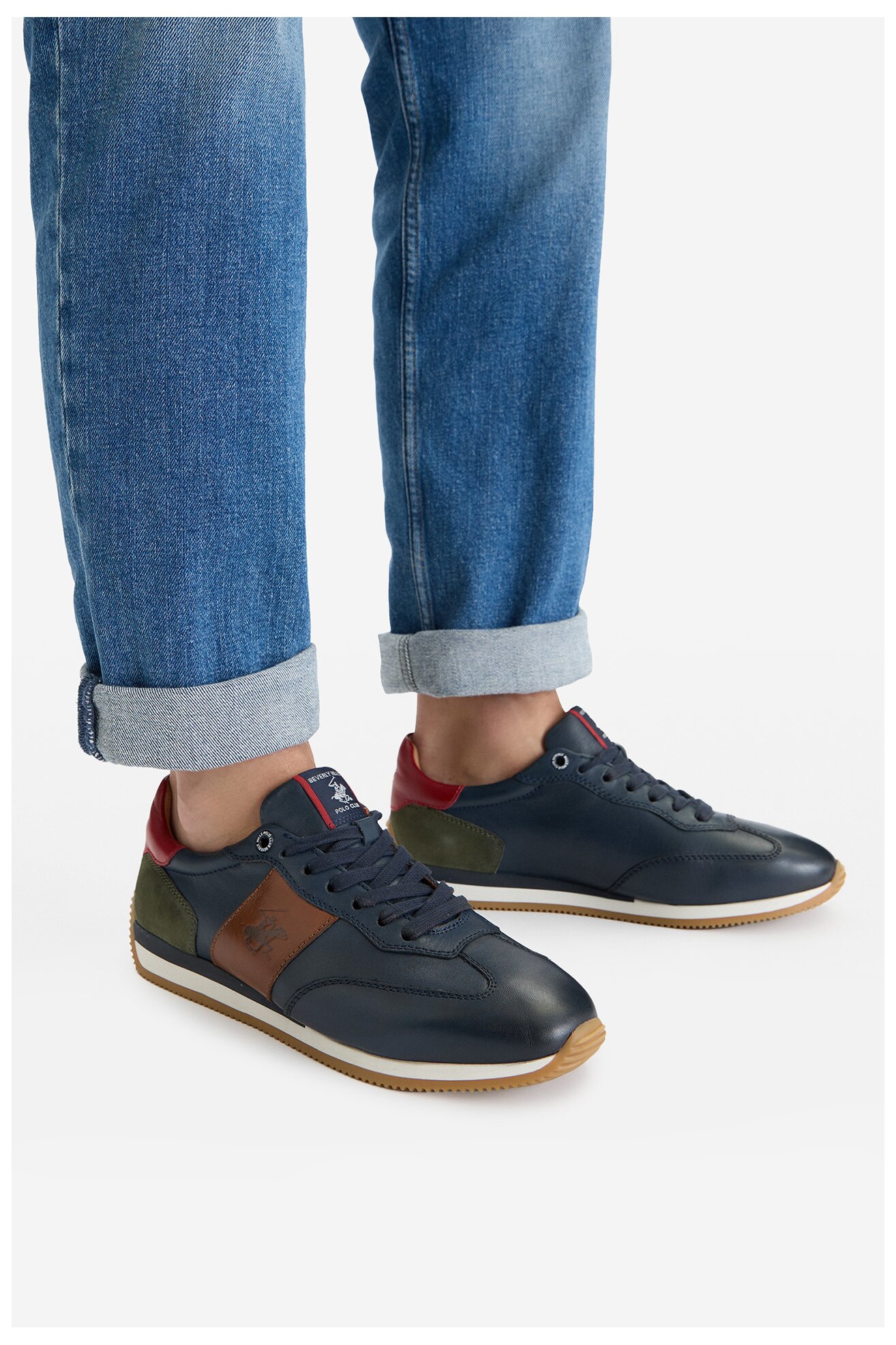 Sneakers Beverly Hills Polo Club EO-SCOTT-10 MI08 Granatowy