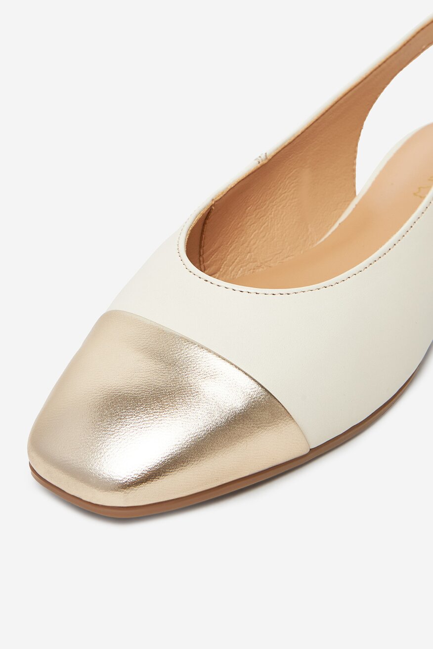 
                Lasocki - Baleriny skórzane - 5906751046074