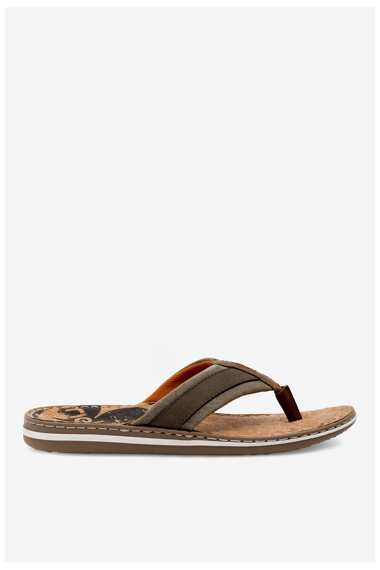 Klapki Rieker 21095-54 Zielony