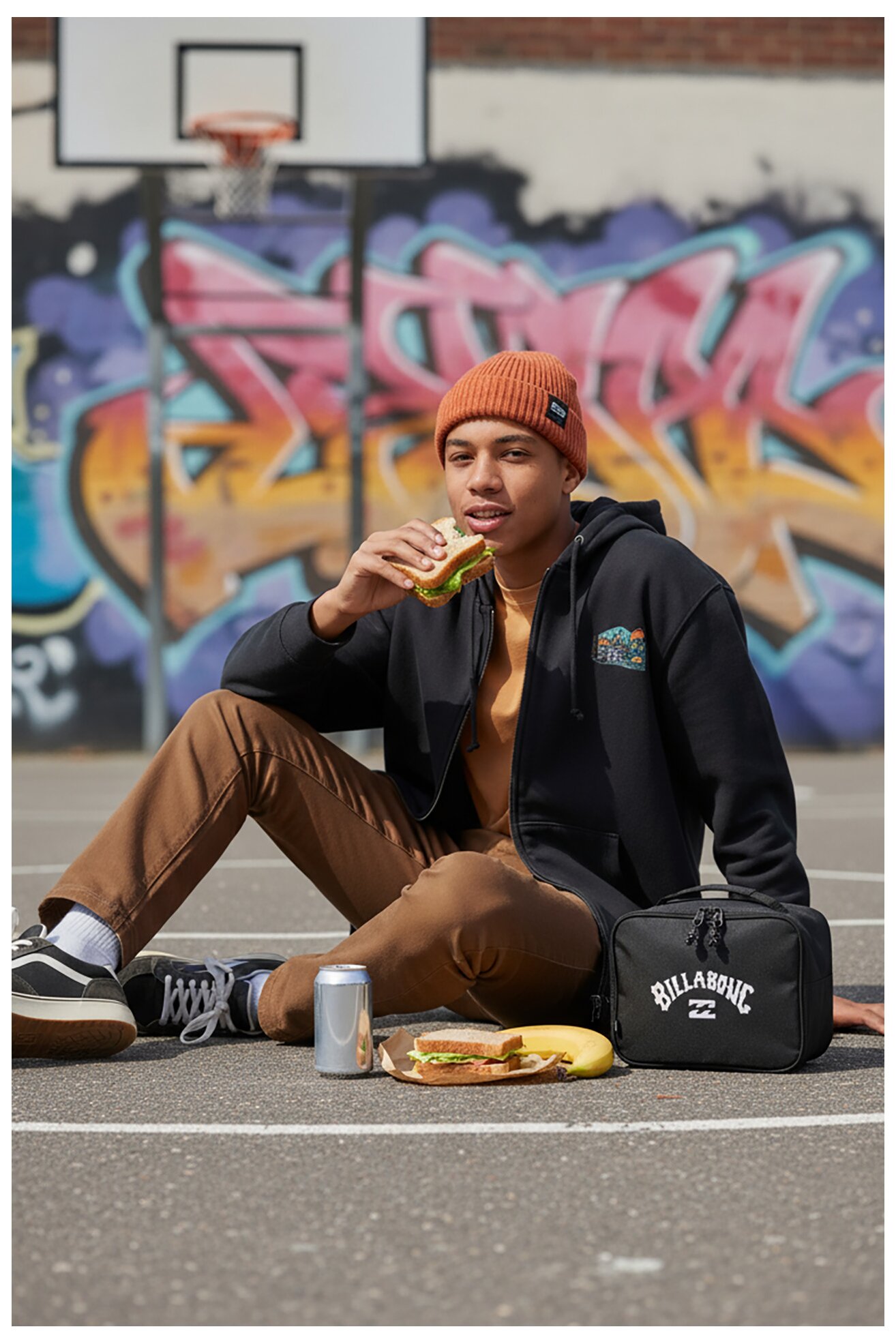 Кутия за обяд BILLABONG C-BLB-MC-002-08 ЧЕРЕН