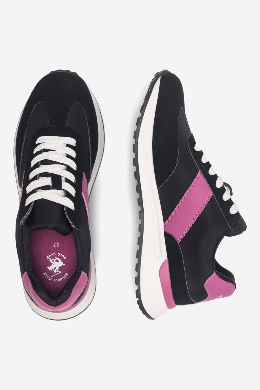 Sneakerși Beverly Hills Polo Club NEGRU - 5905588135838