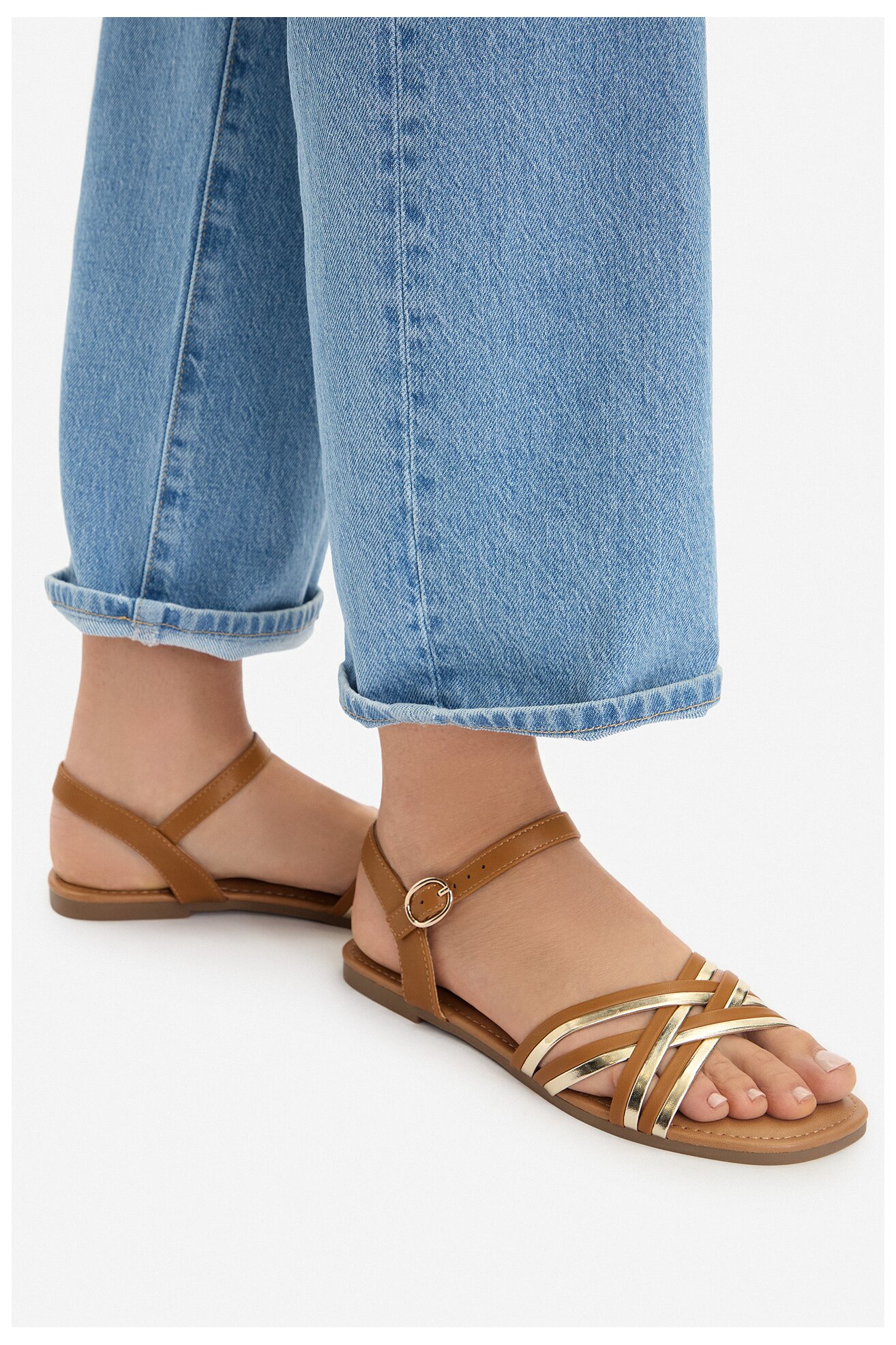 Sandały Jenny CEO-6Z9794-2 Brązowy