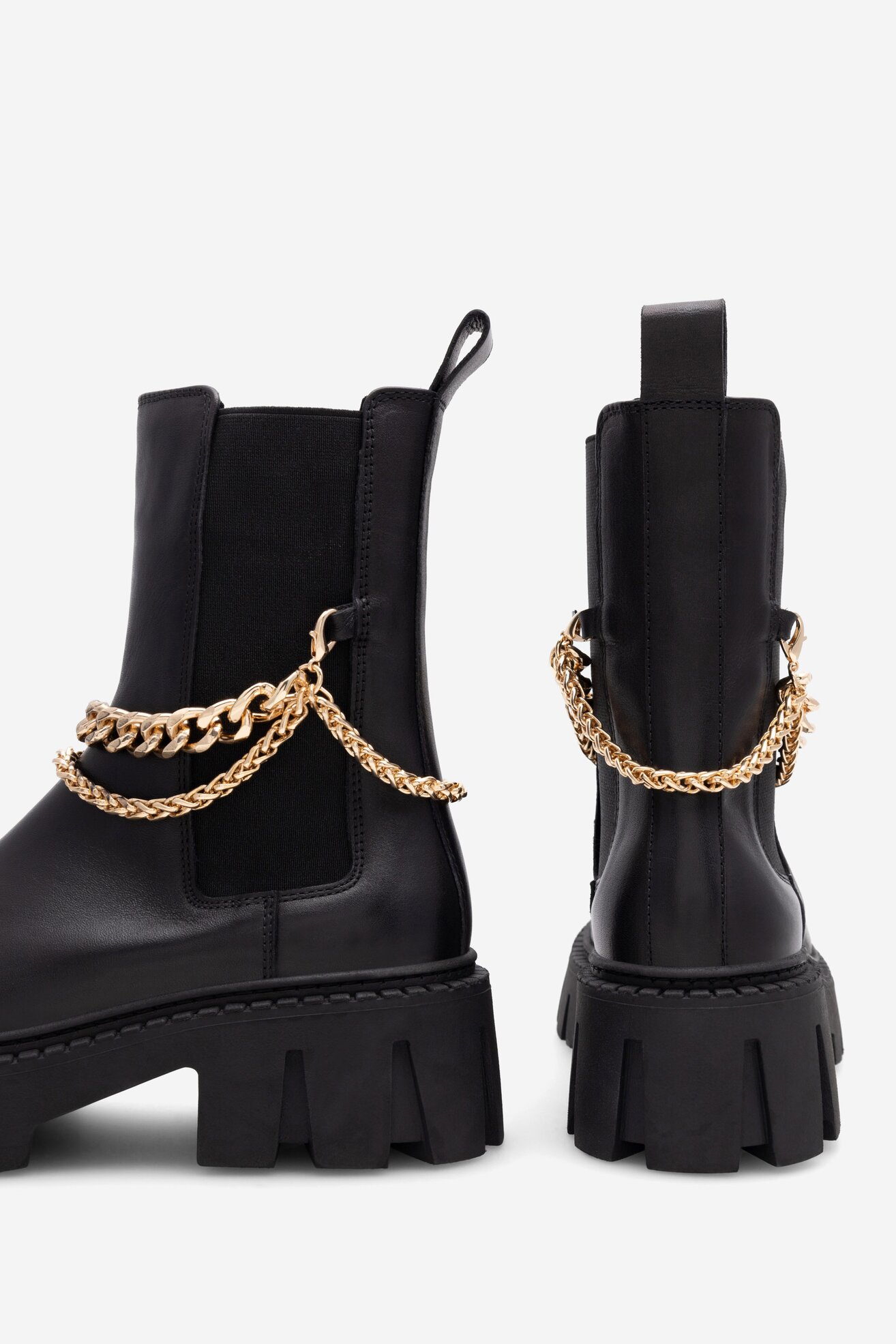 Ghete EVA MINGE GANDRA-8320-01-3 NEGRU