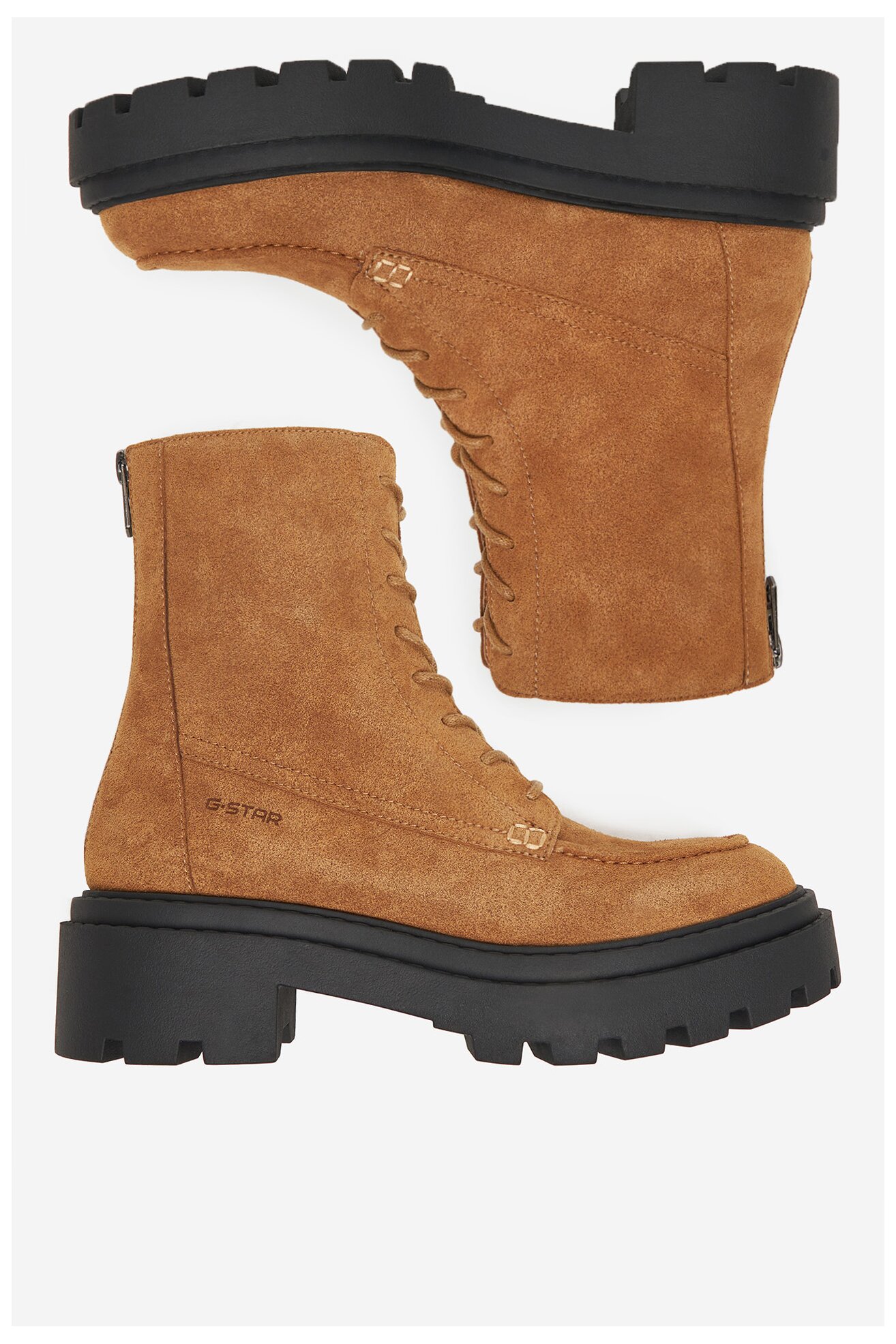 Bocanci G-STAR RAW EO-LEYLA-HY25713 BEJ ÎNCHIS