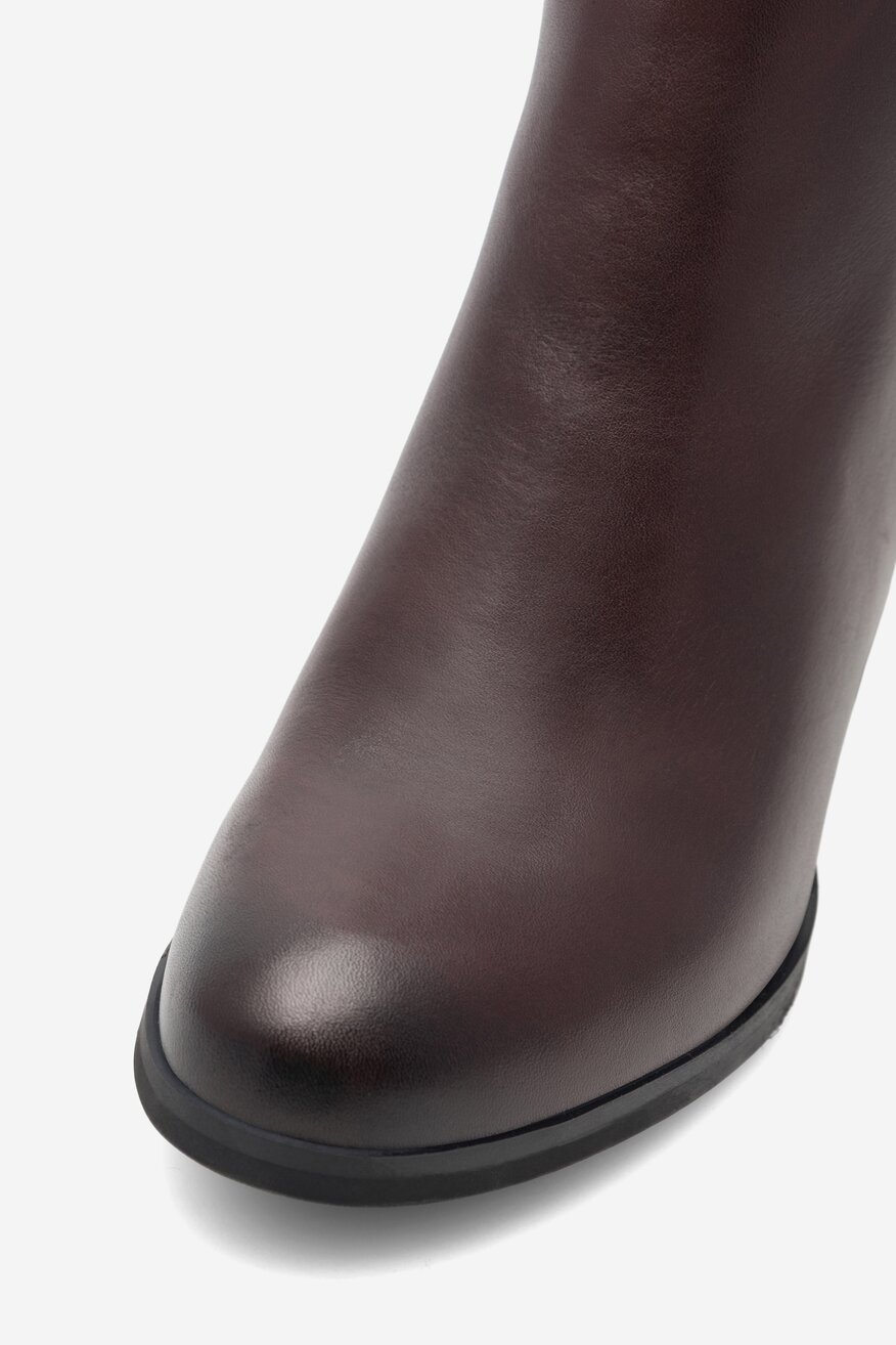 
                Lasocki - Skórzane botki - 5904862967486