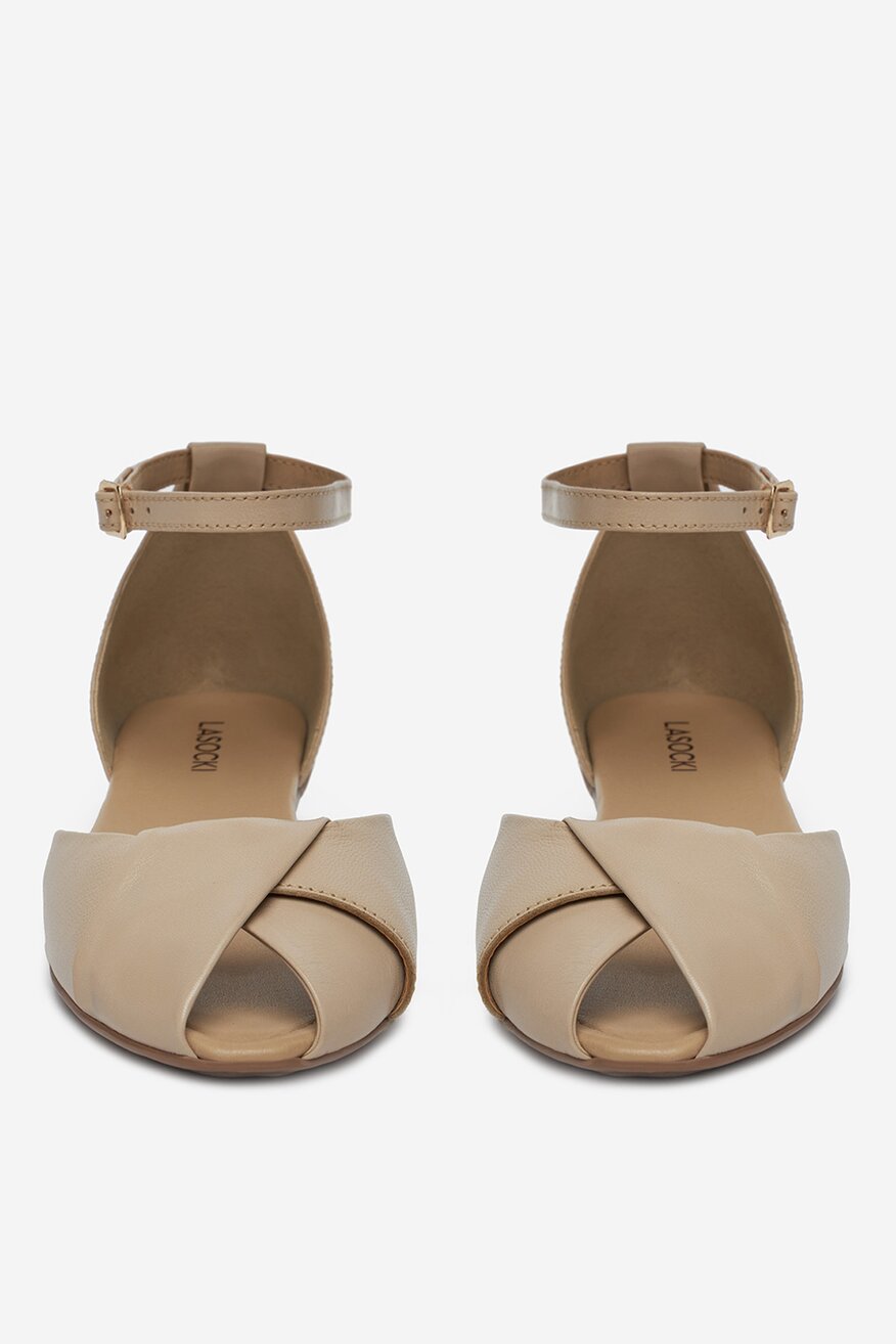 
                Lasocki - Baleriny skórzane - 5903698601939