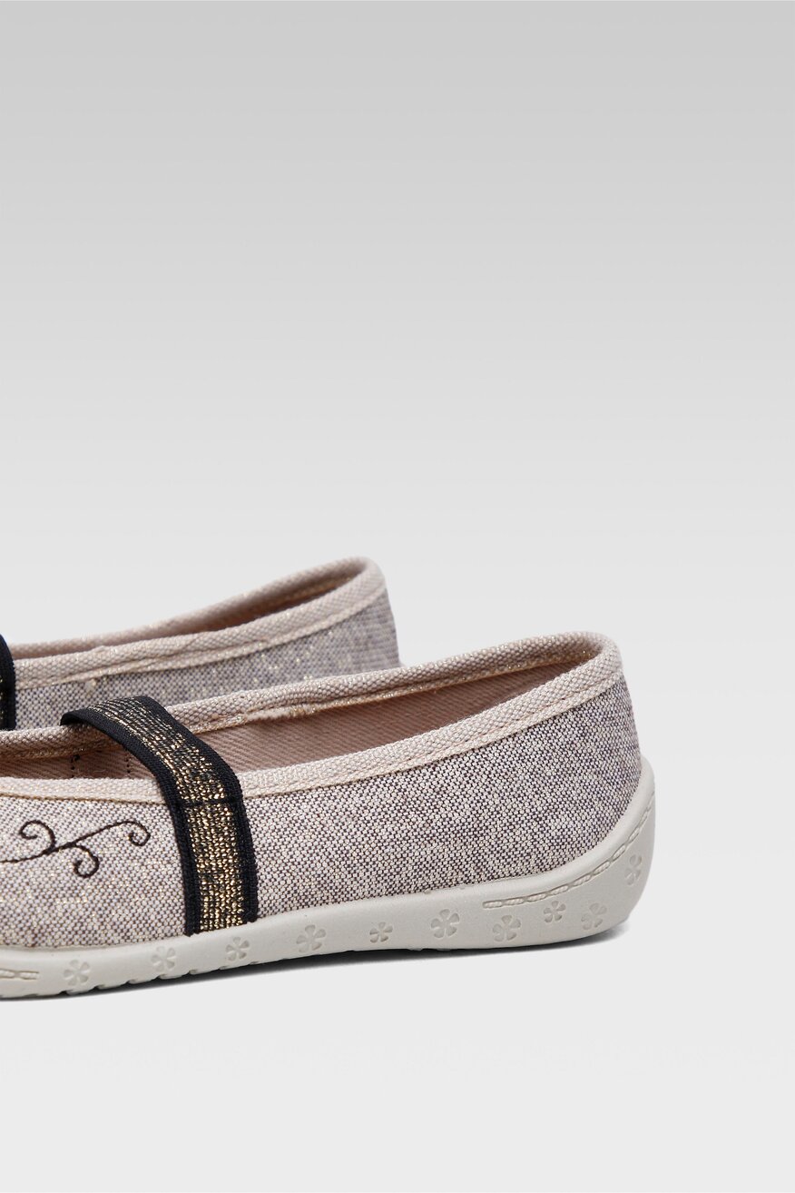 
                MB - Kapcie z printem złote - 5904248153588