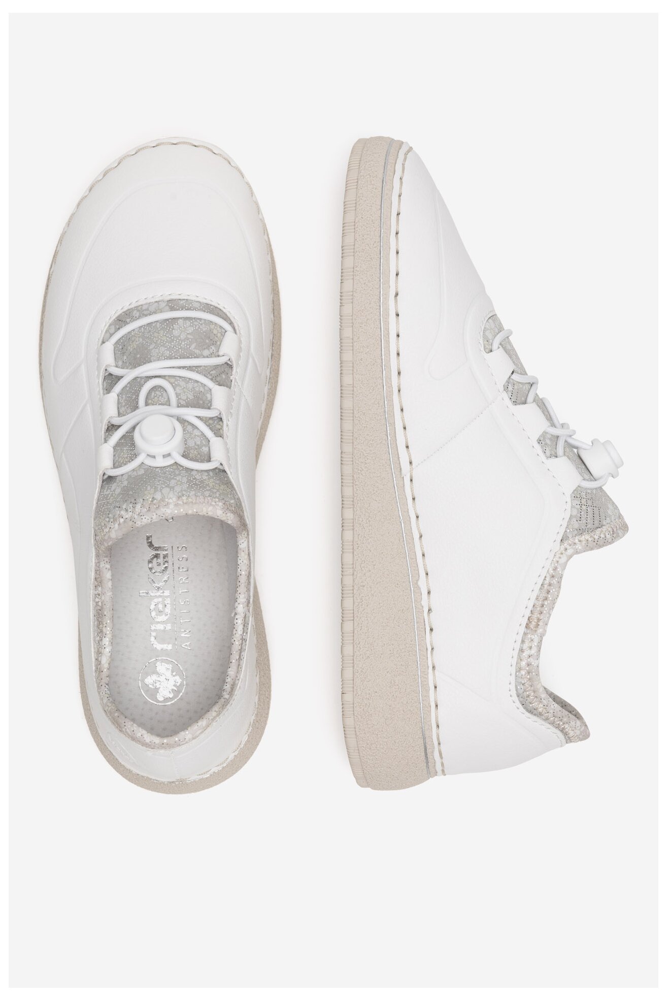 Sneakerși Rieker 50960-80 ALB