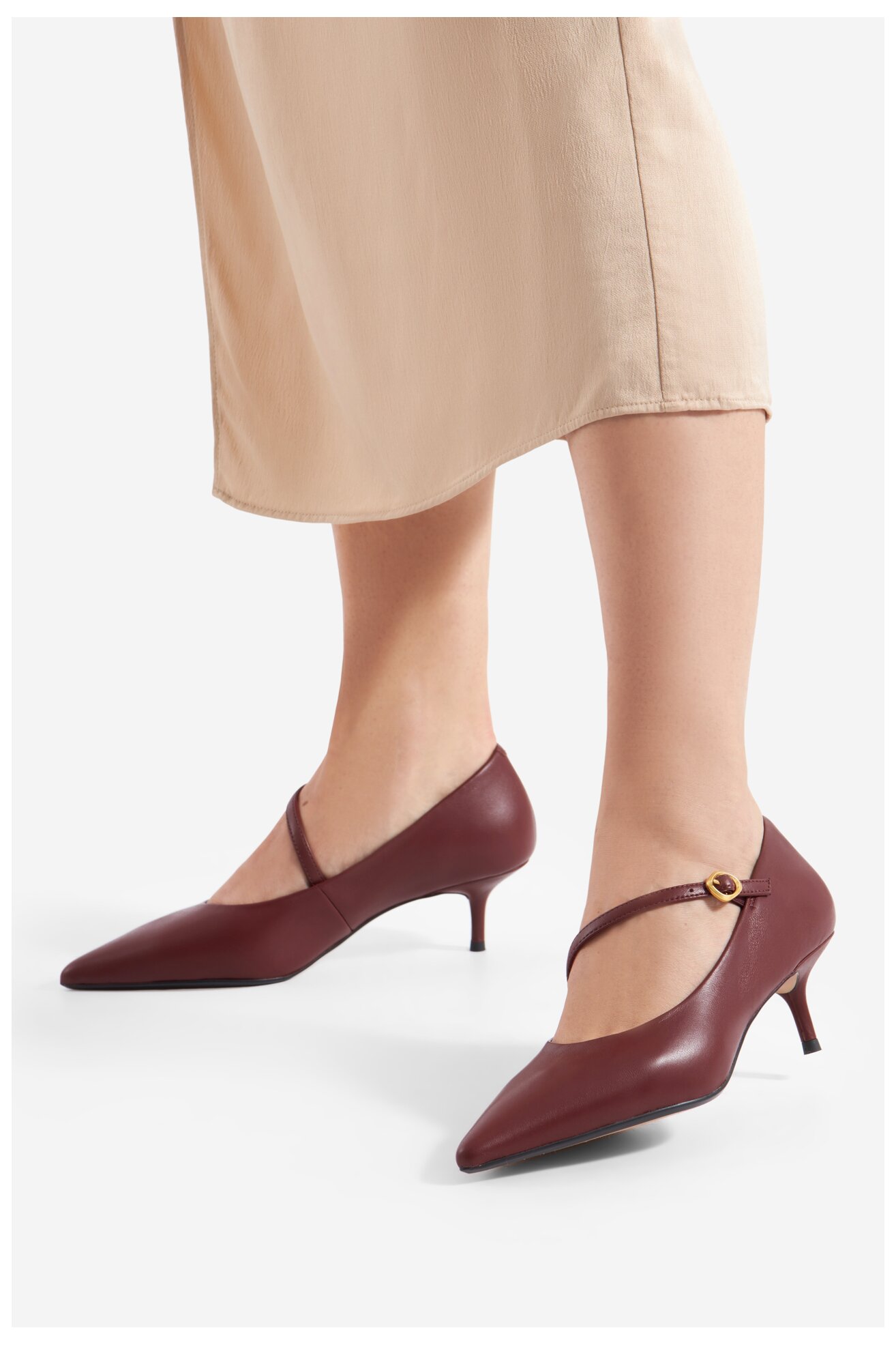 Pantofi cu toc Gino Rossi LILIAN-526-1 GRENA