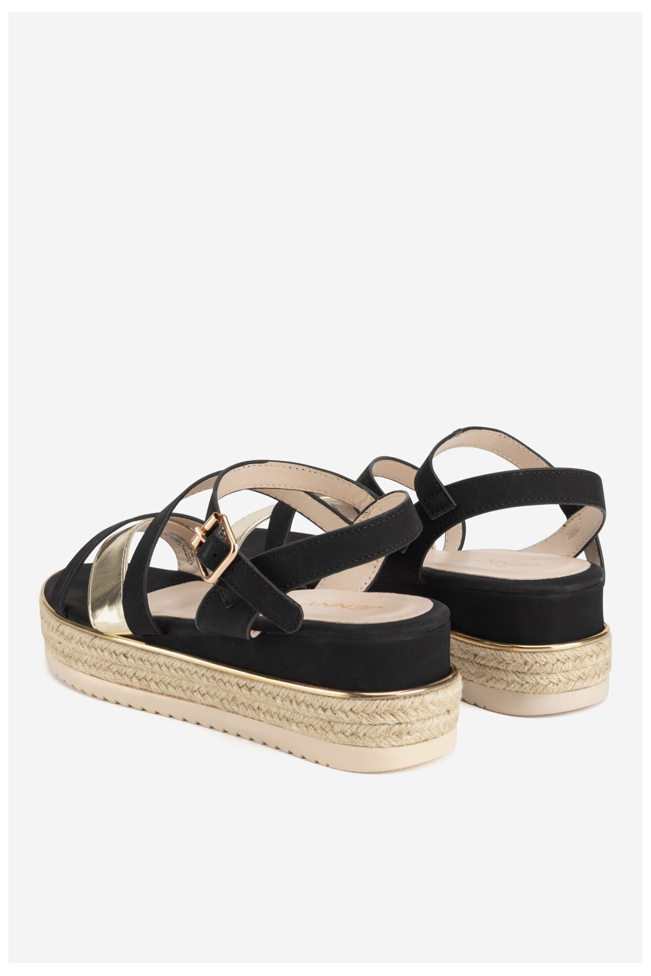 Espadrile Jenny LB-P1092-YLD NEGRU