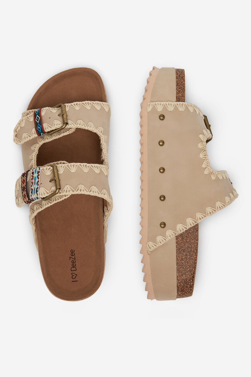 Šľapky DeeZee BÉŽOVÁ - 5904862477794