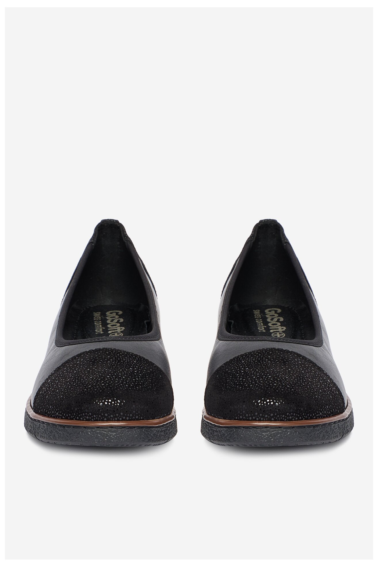 Baleriny Go Soft CEO-WI16-FLEXX-02 Czarny