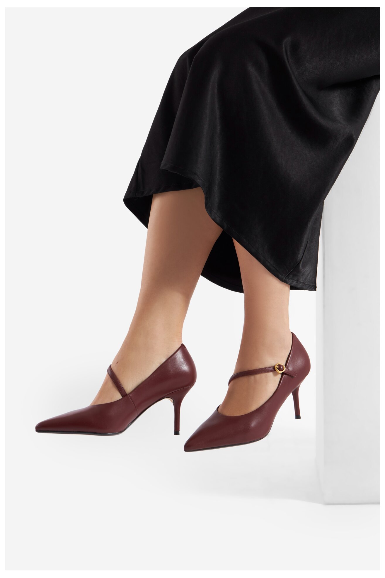 Pantofi cu toc Gino Rossi NOELLA-527-5-TB GRENA