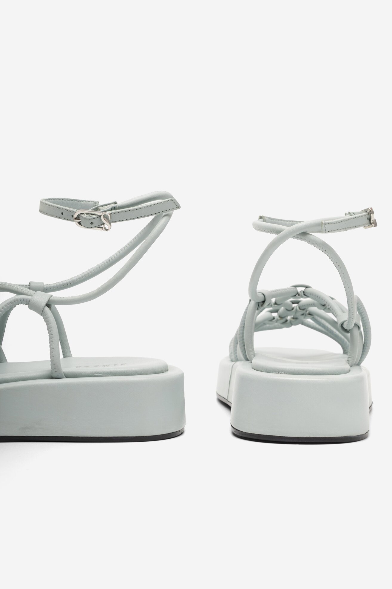 Sandały SIMPLE ANDORA-101666 Niebieski