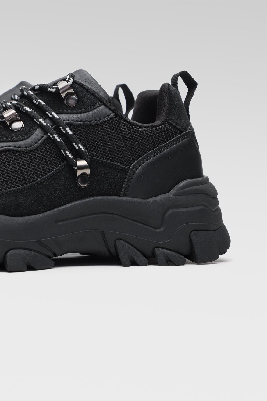 
                Jenny Fairy - Półbuty czarne sznurowane - 5903698882819