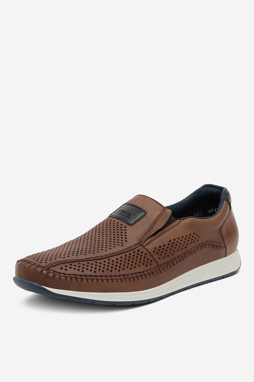 Polobotka Rieker HNĚDÁ - 2230078396493