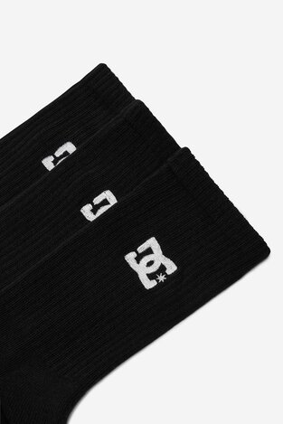 Шкарпетка DC Shoes AS_DC_01W_SS25 (3-PACK) ЧОРНИЙ