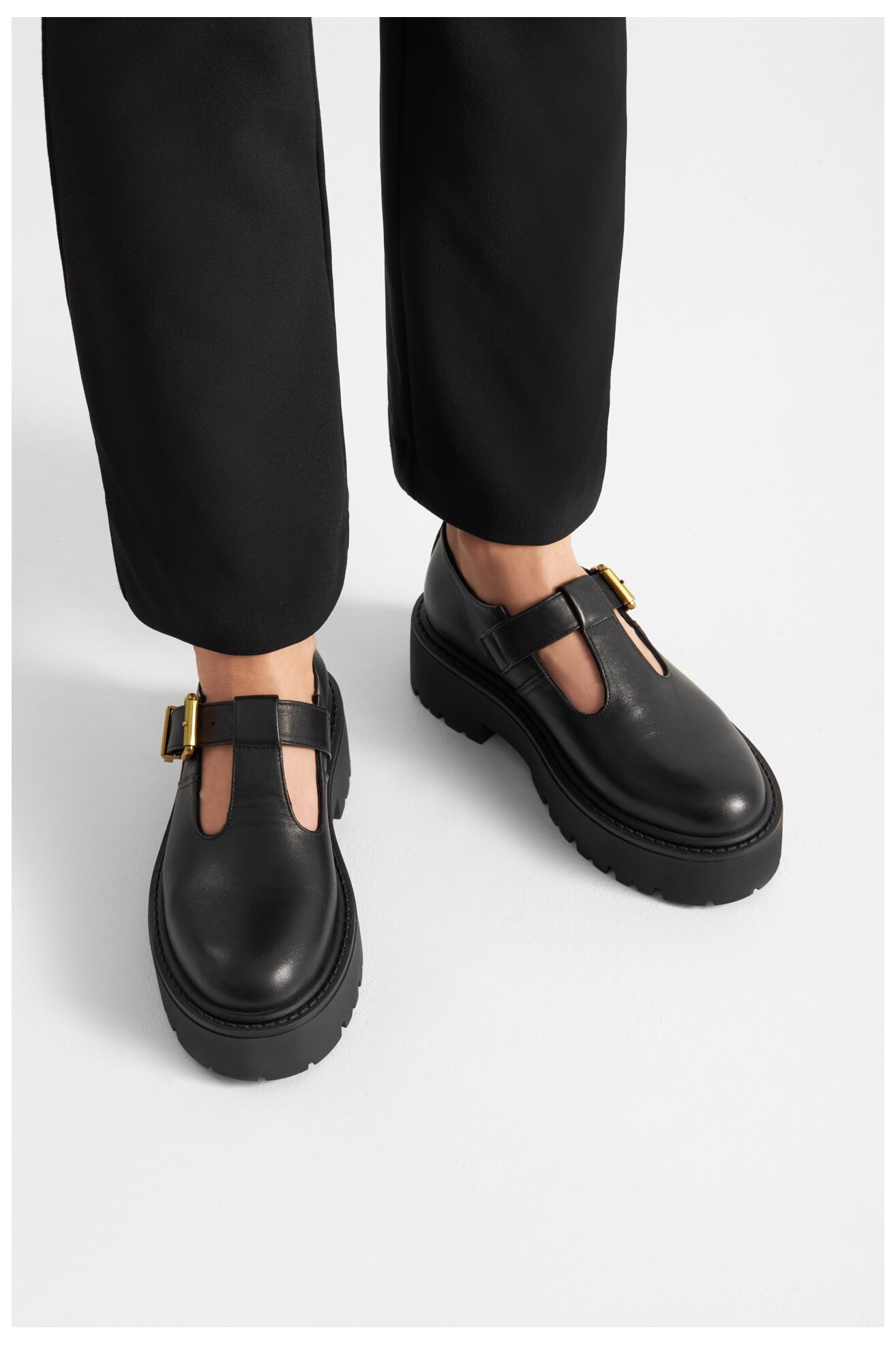 Półbuty Badura BENEDICTE-01 Czarny