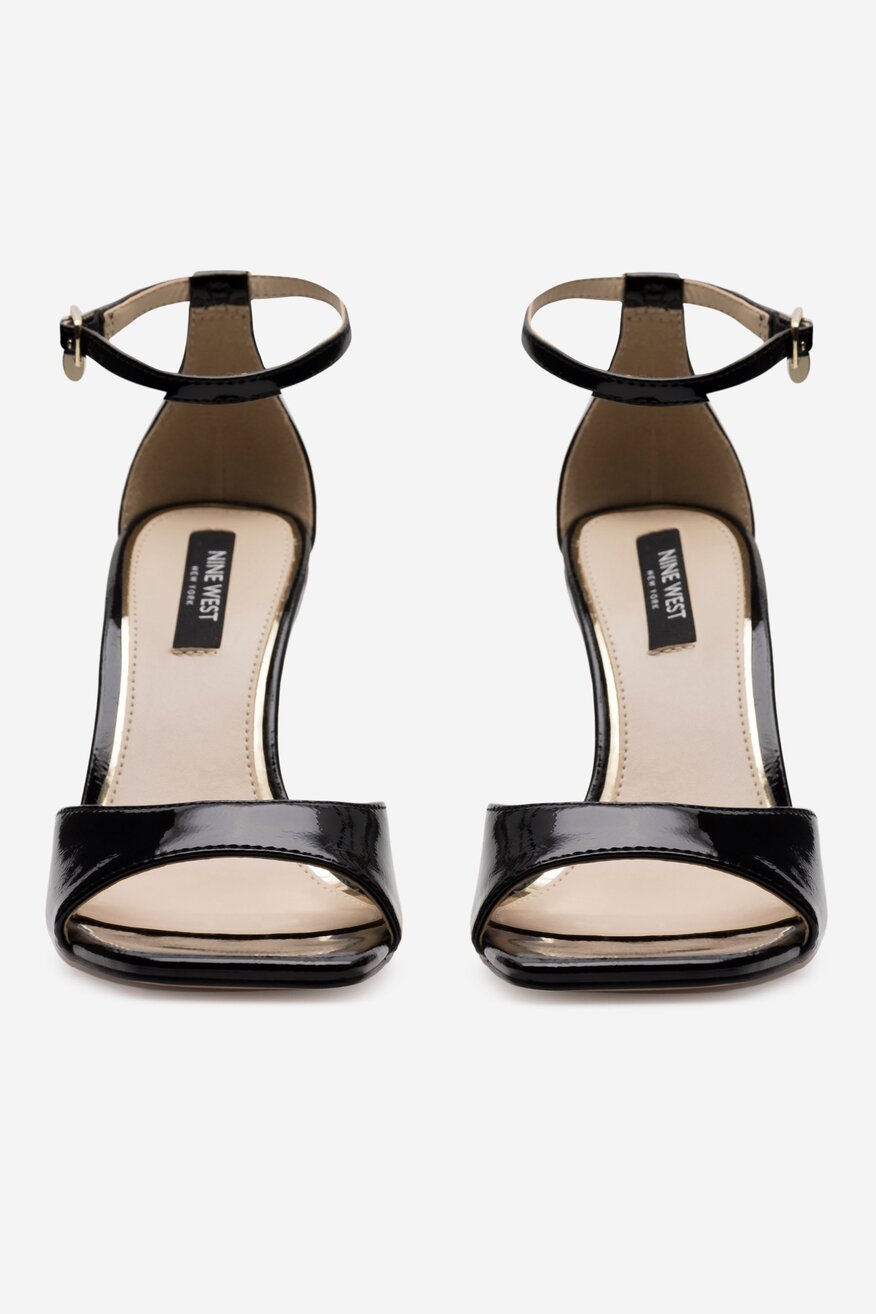 
                NINE WEST - Sandały na koturnie - 5905588148456