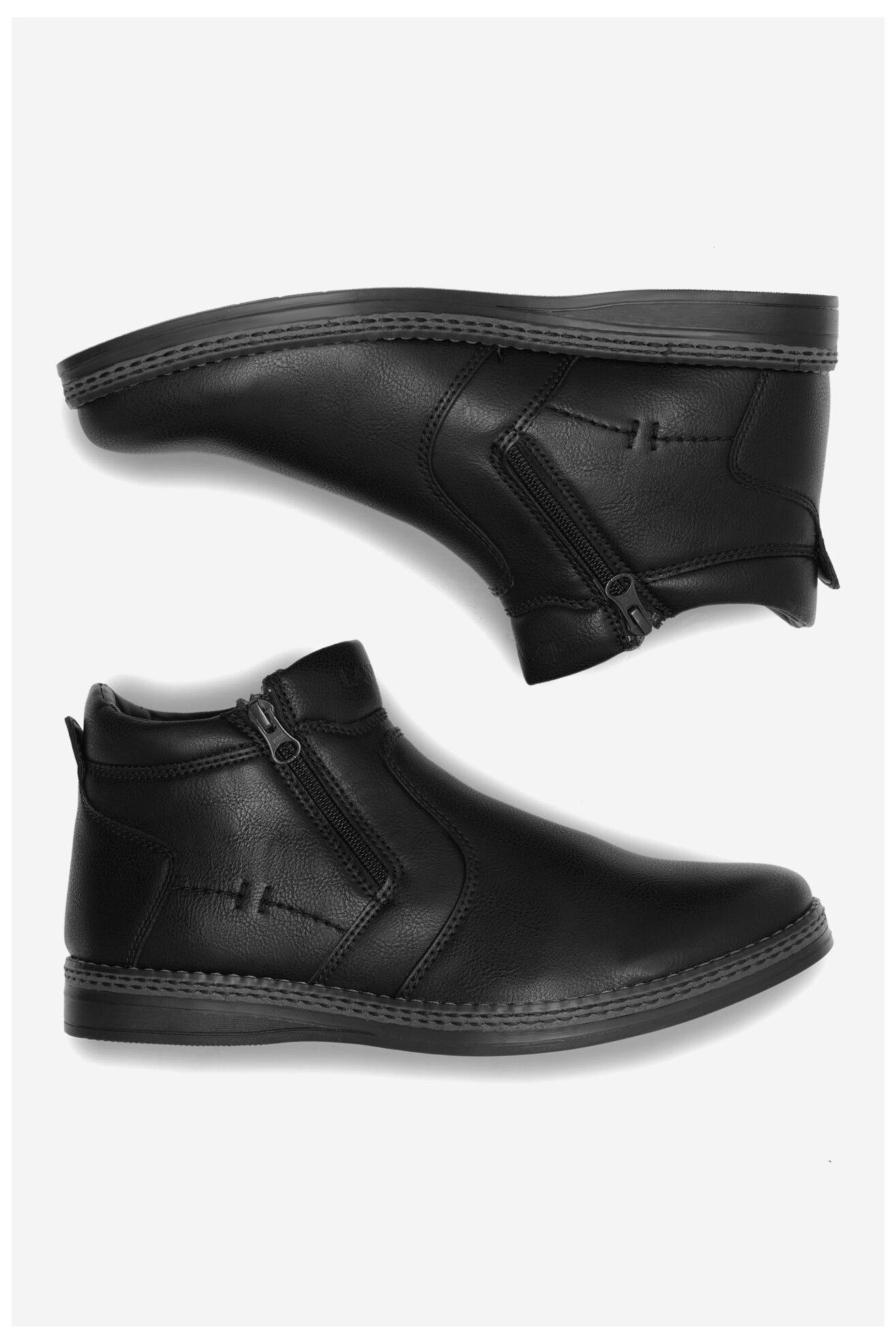 Botki Lanetti MBS-CARDIFF-10 Czarny