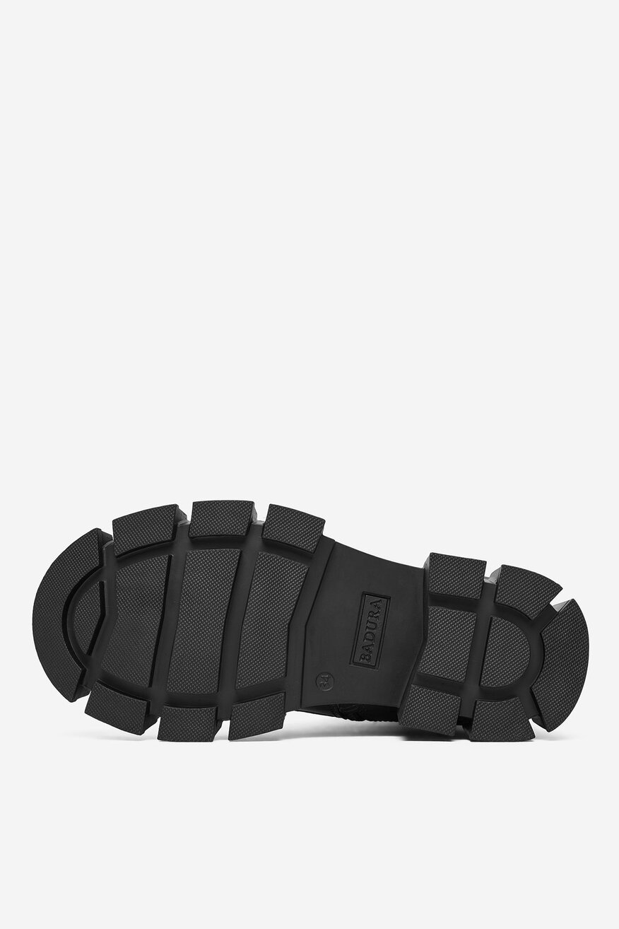 Badura - Skórzane trzewiki z suwakiem - 5906751355688