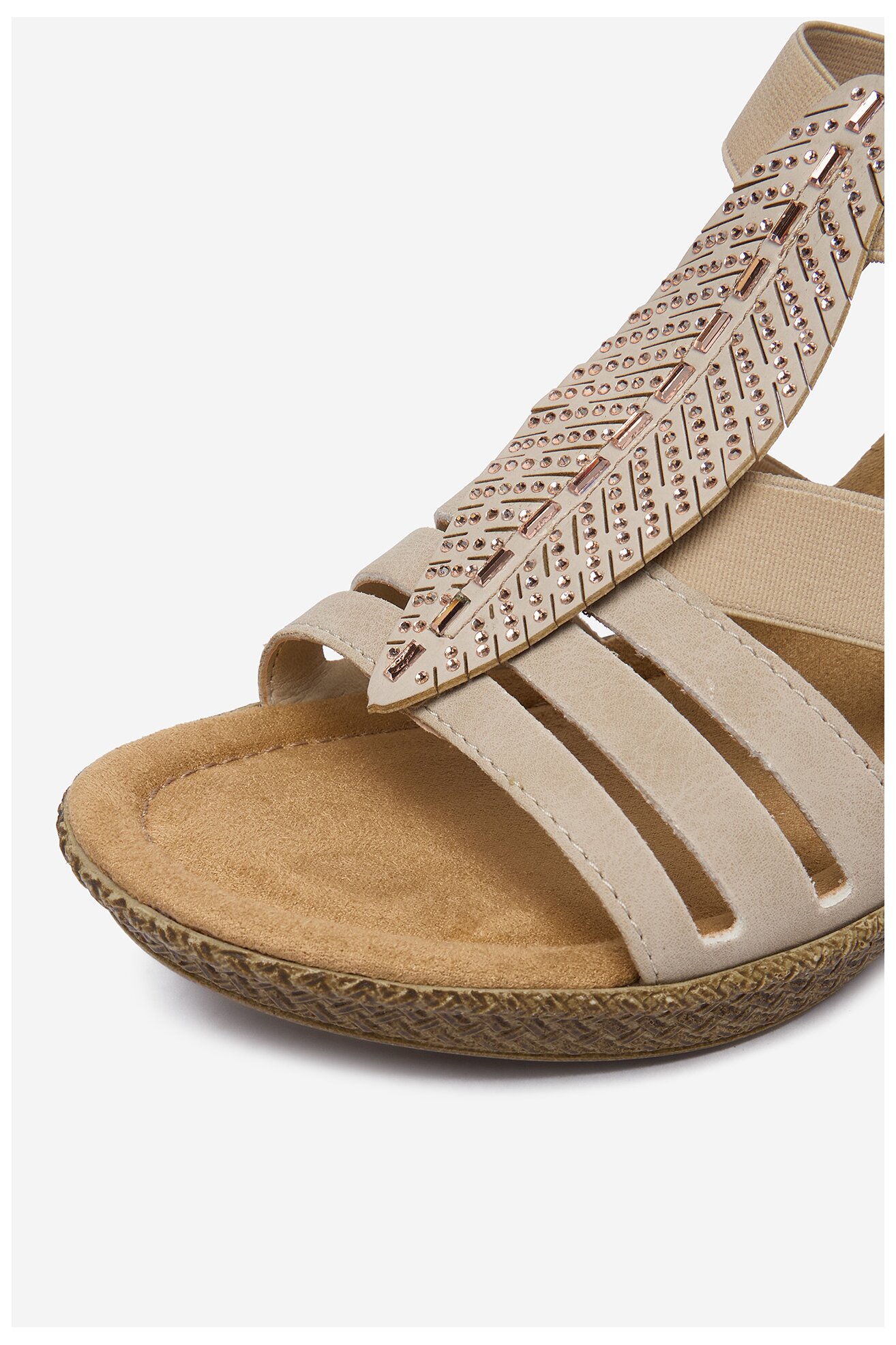 Sandały Rieker CEO-66526-62 Beżowy jasny