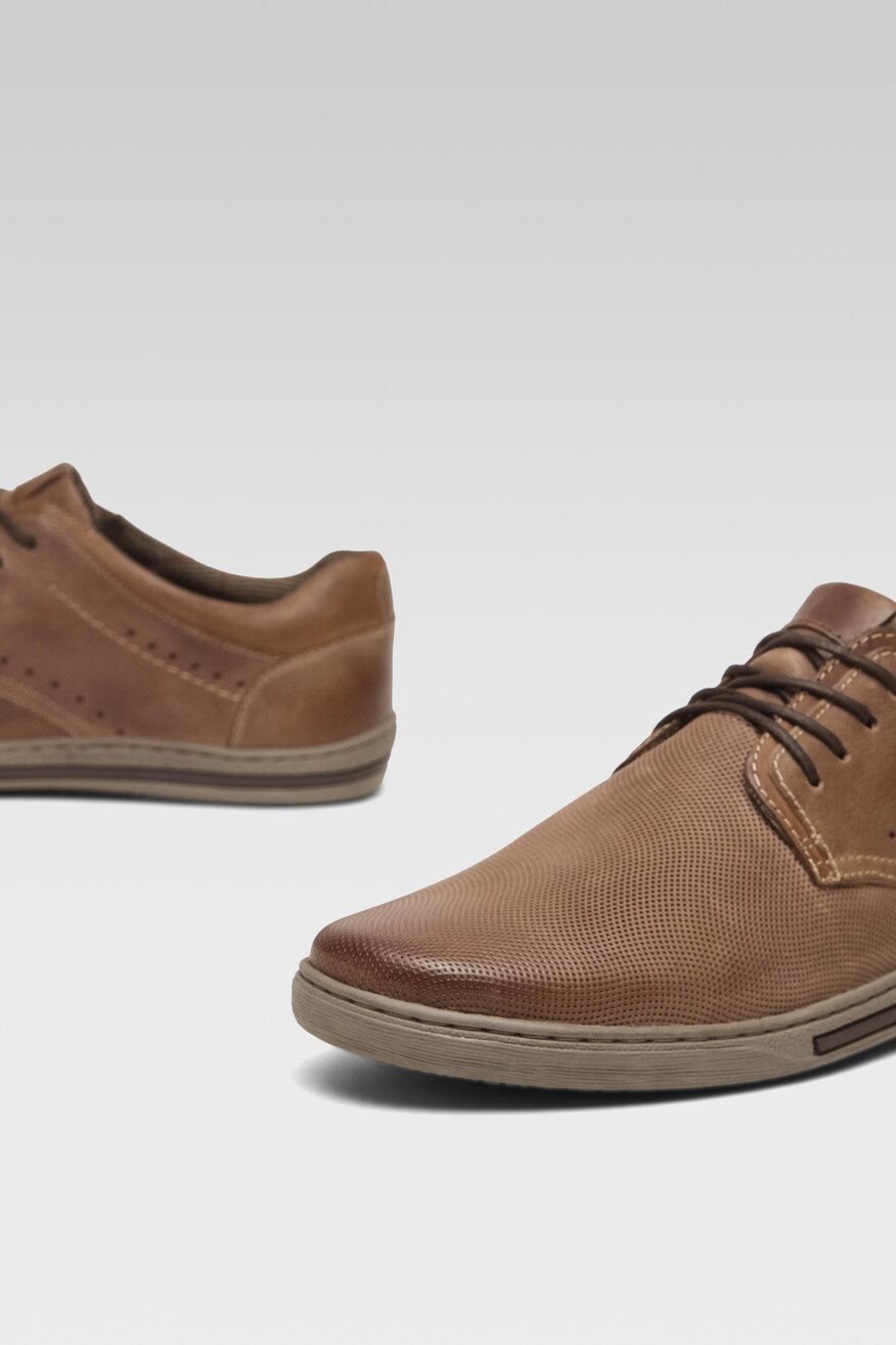 
                Cesare Cave - Półbuty skórzane - 5904862577937