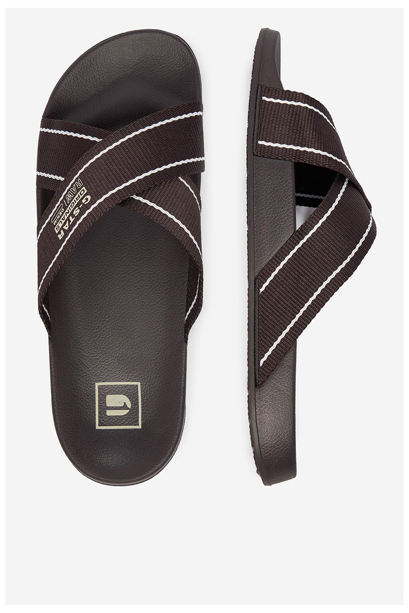 Шльопанець G-STAR RAW CEO-SS26-3C042 КОРИЧНЕВИЙ