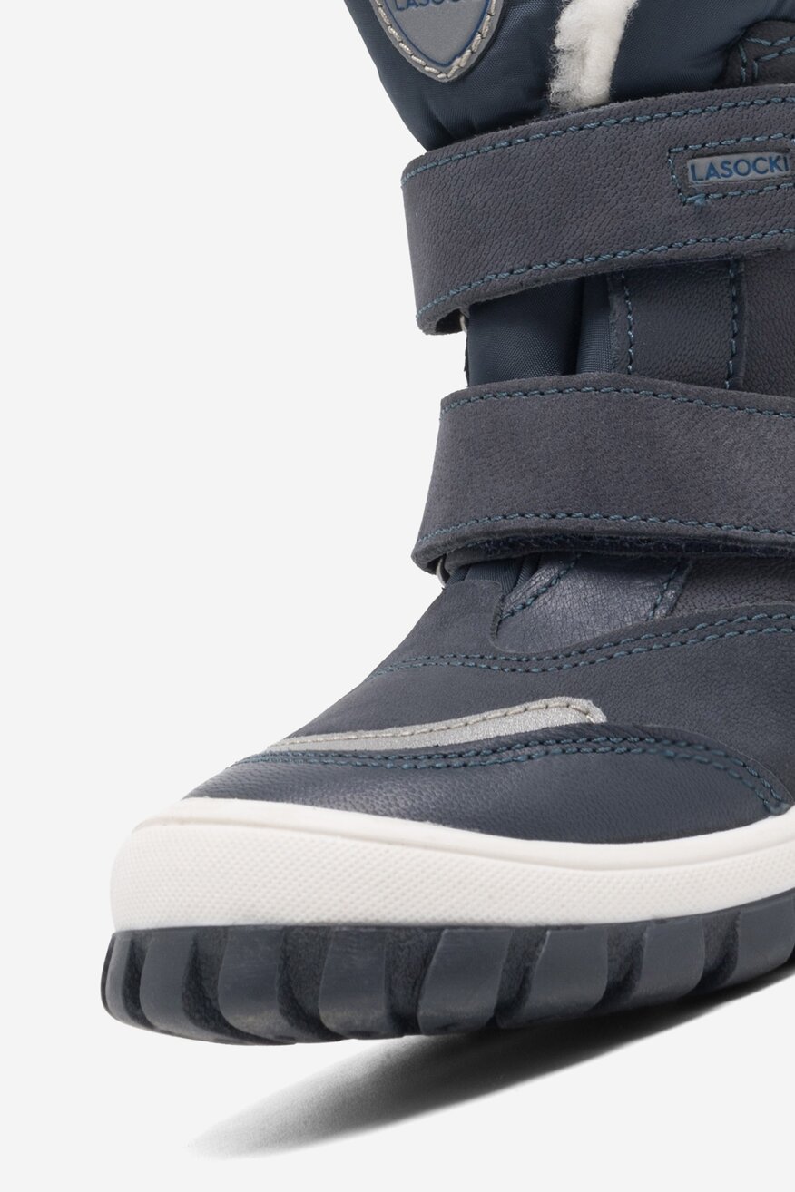 
                Lasocki Kids - Trzewiki skórzane ocieplane - 5904862959696