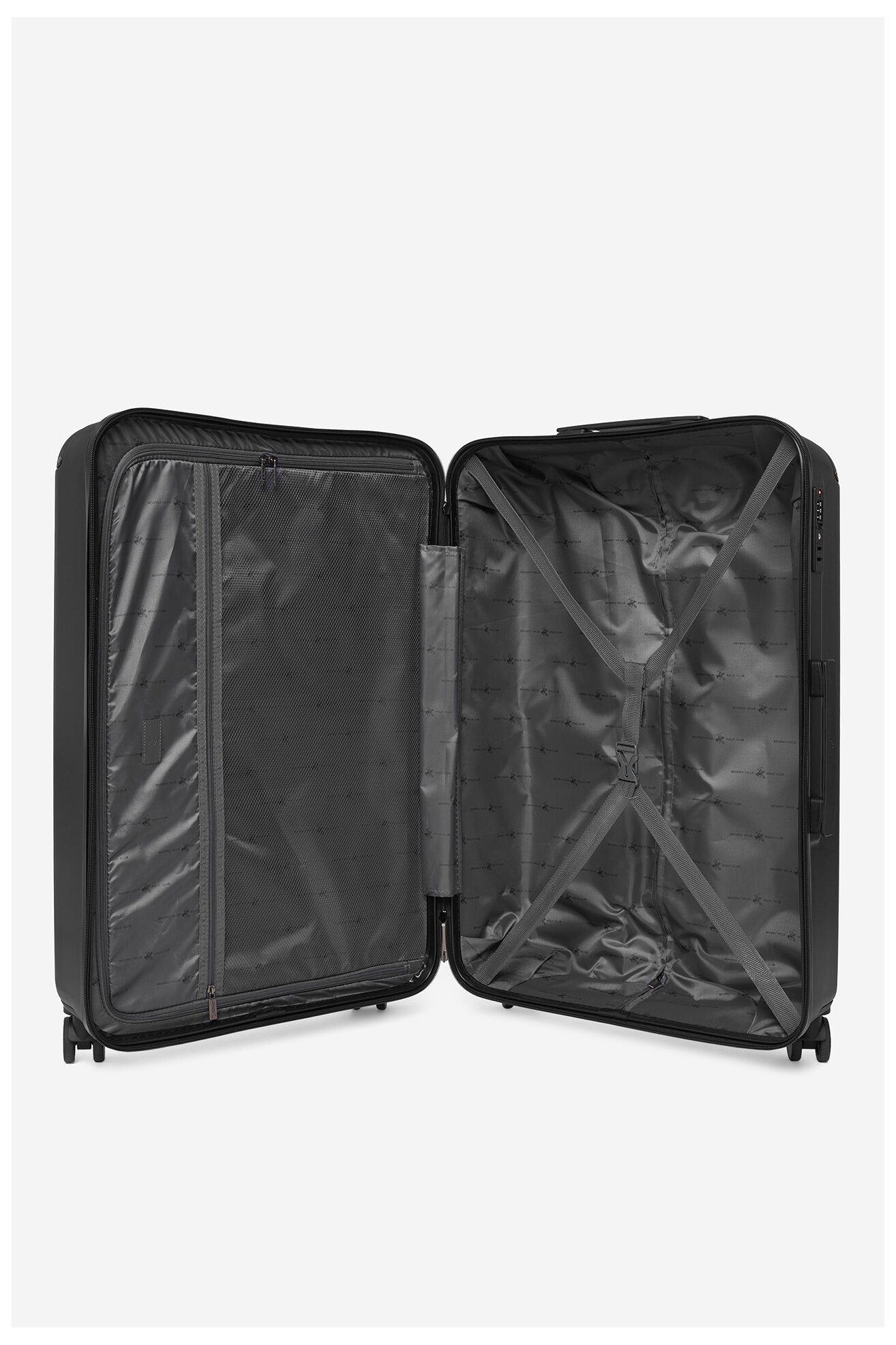 Валіза Beverly Hills Polo Club CEO-BHPC-L-001-08-BLACK ЧОРНИЙ