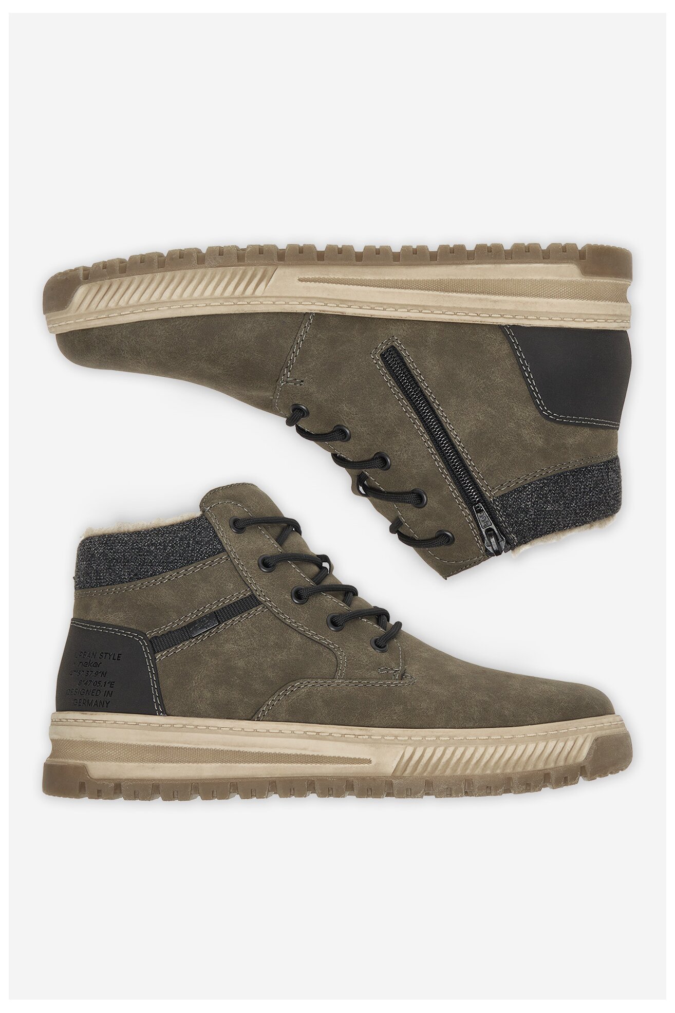 Csizma Rieker CEO-38542-25 SZÜRKE