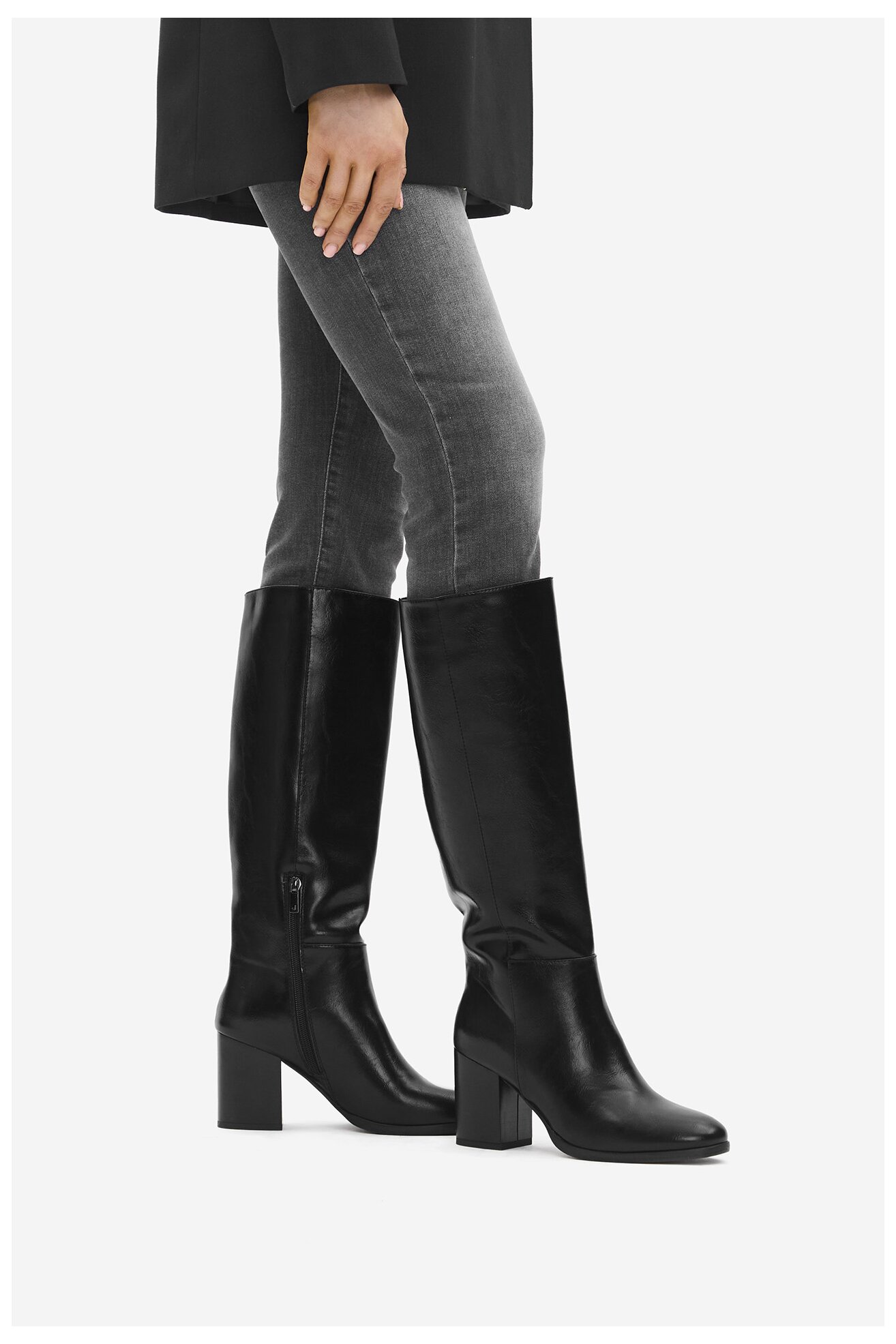 Csizma Jenny CEO-HY23216S-4 FEKETE