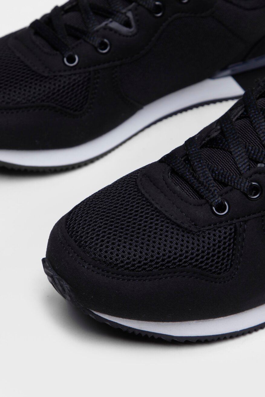 
                Sprandi - Obuwie sportowe czarne sznurowane - 5903698796826