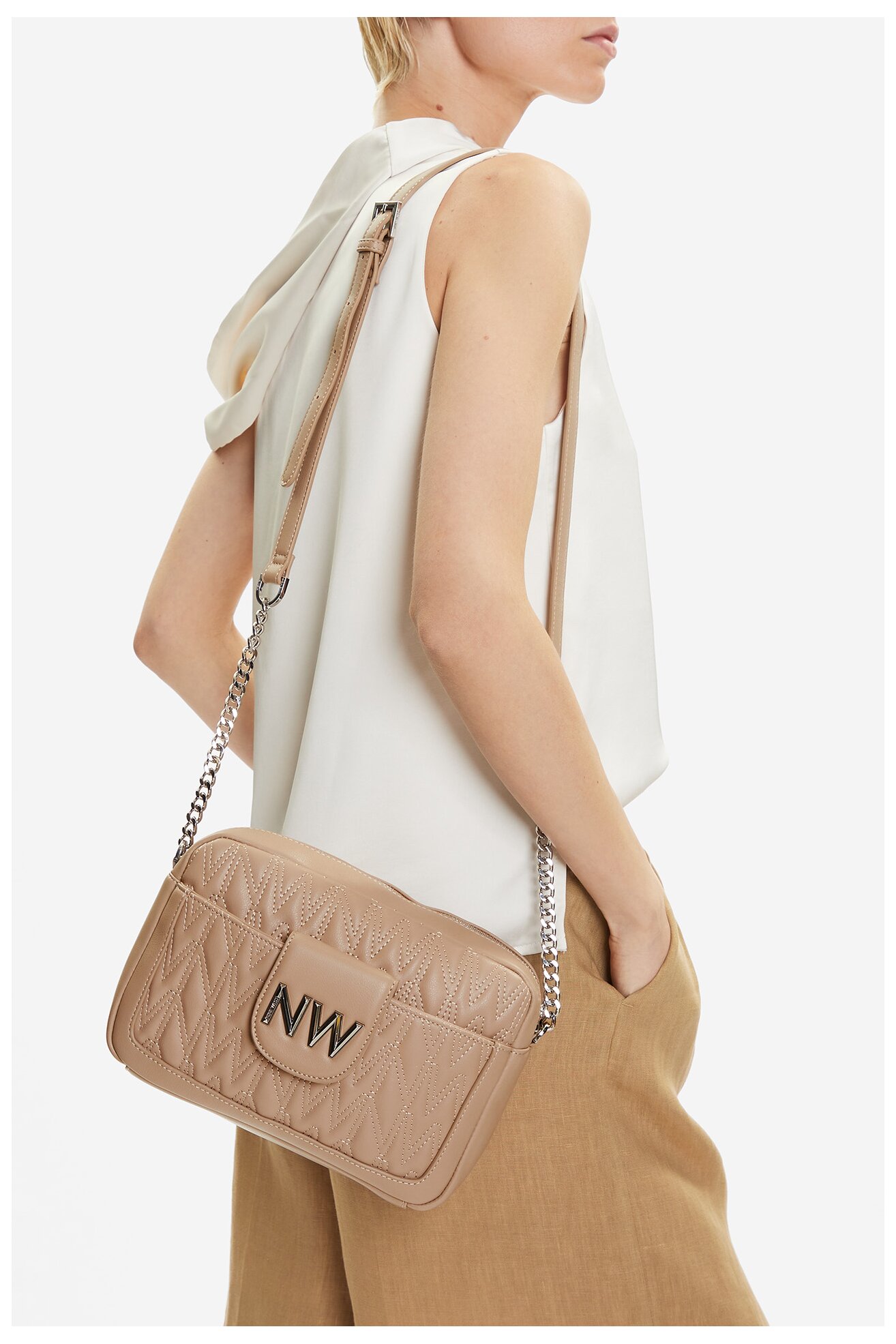 Kézitáska NINE WEST CEO-ASTORIA-ALLURE-01-LX10166 BÉZS