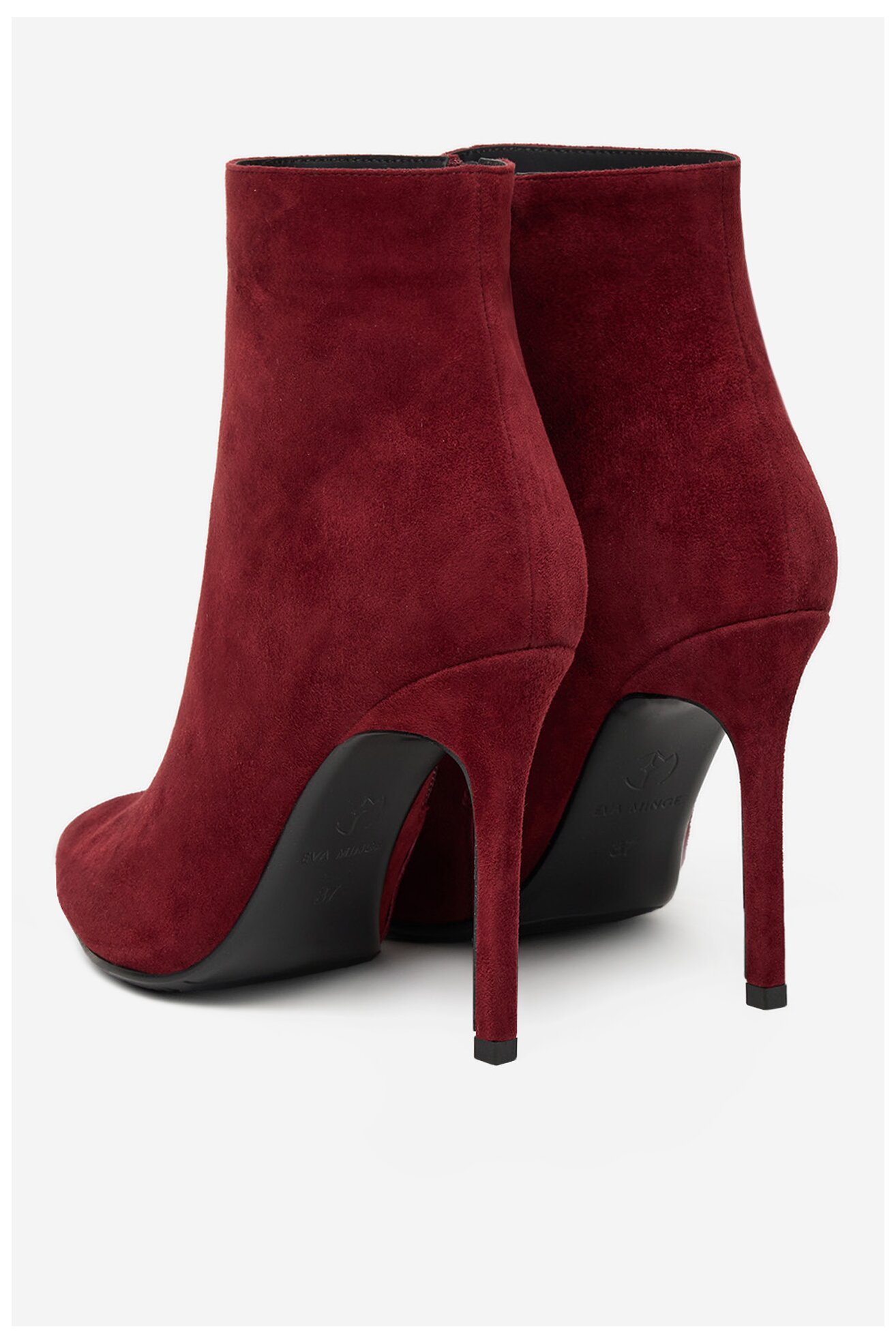 Botki EVA MINGE EO-ELAINA-E123-02B Bordowy
