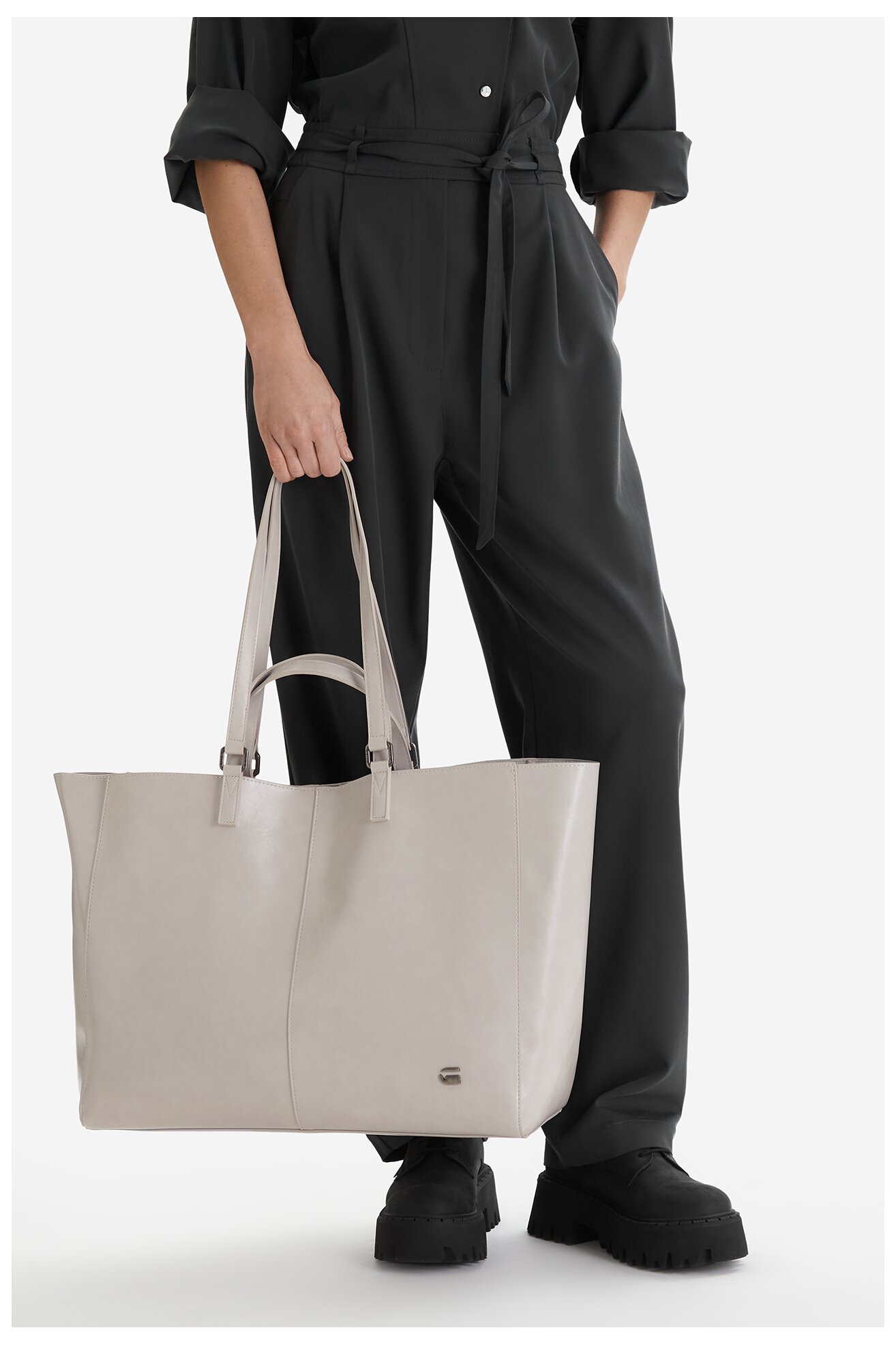 Сумка З Ремінцем G-STAR RAW EO-LDA8455 СВІТЛО-СІРИЙ