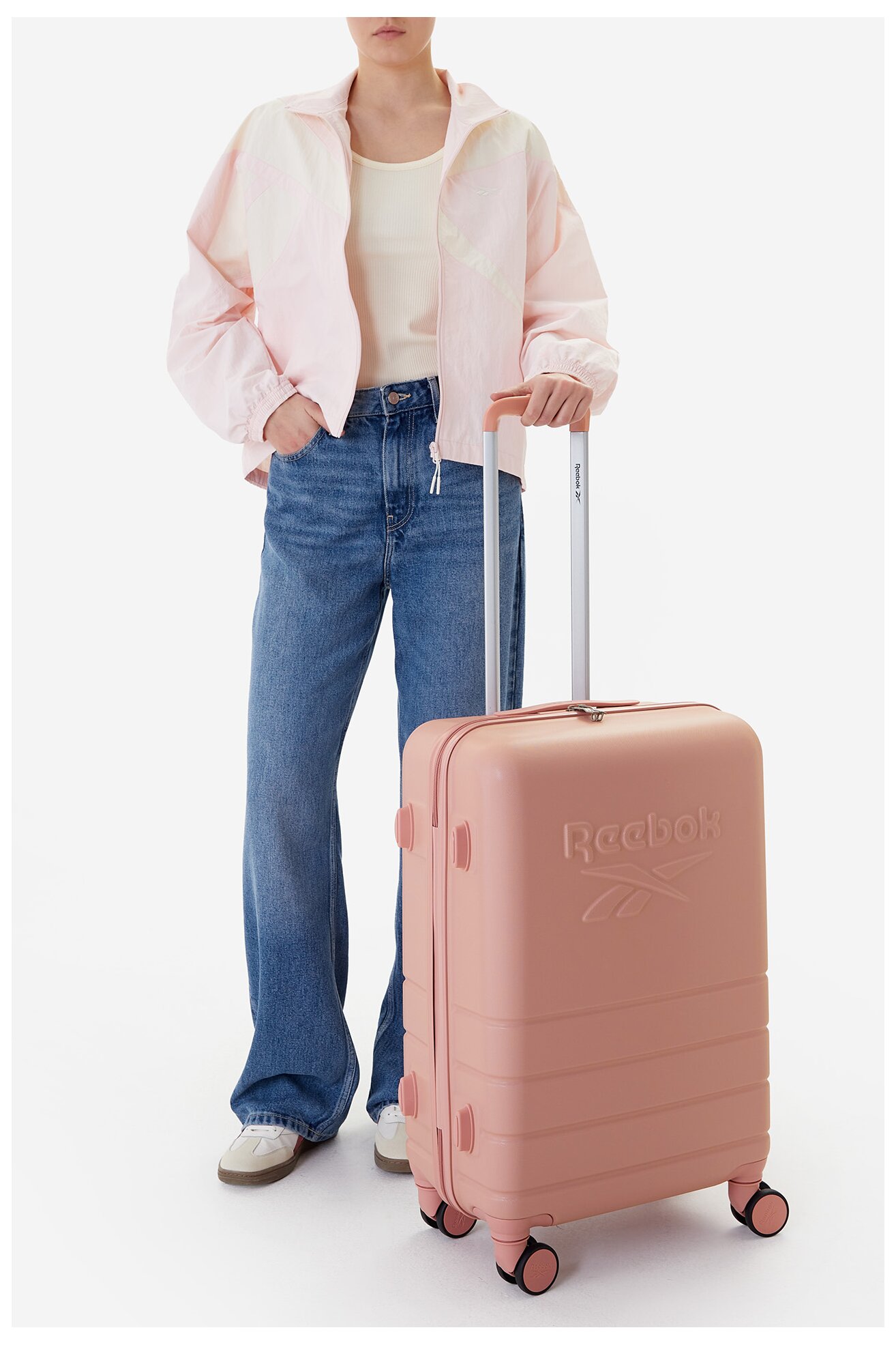 Walizka Reebok CEO-RBK-WAL-011-M Brzoskwiniowy