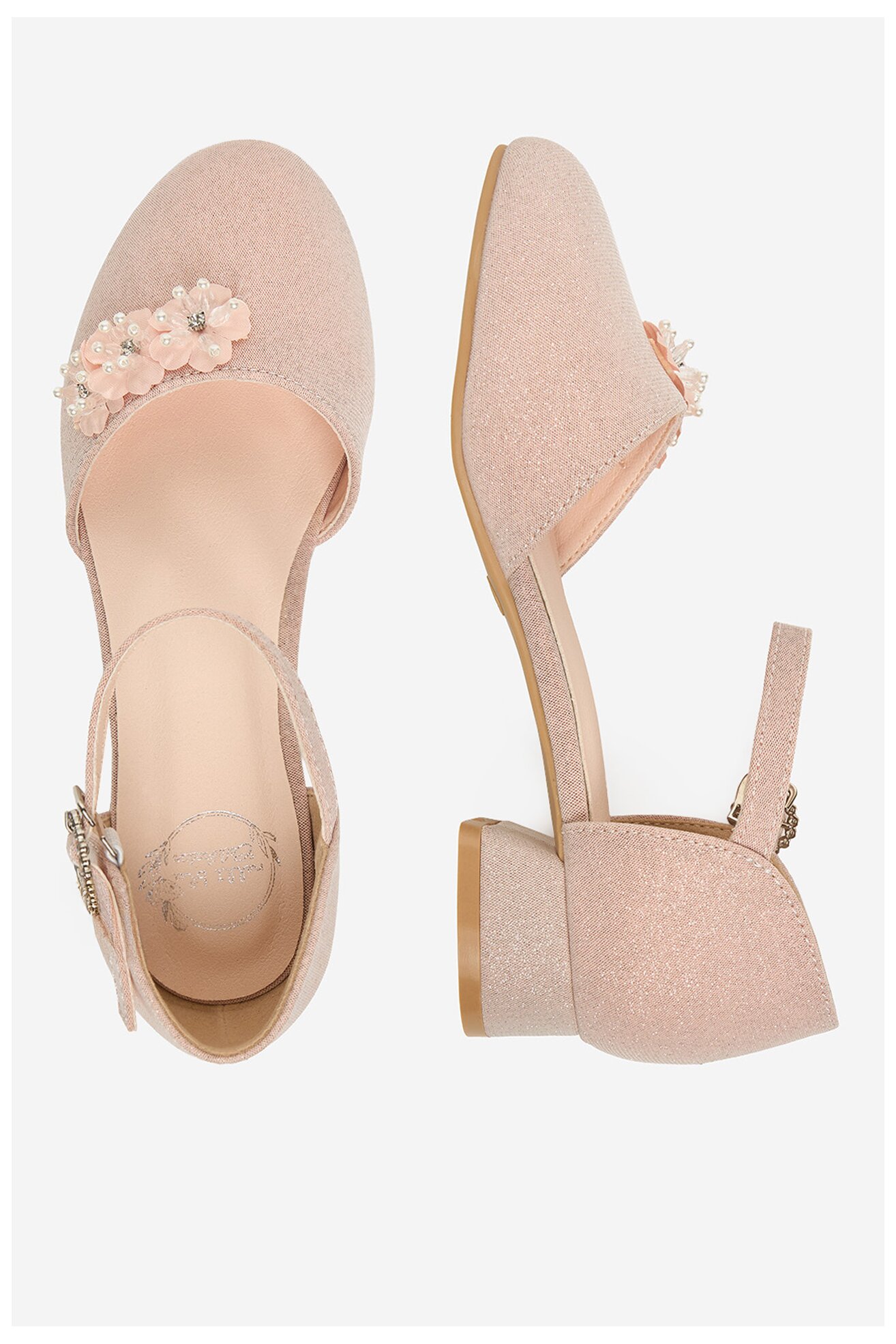 Baleriny Nelli Blu CM230522-7A Różowy