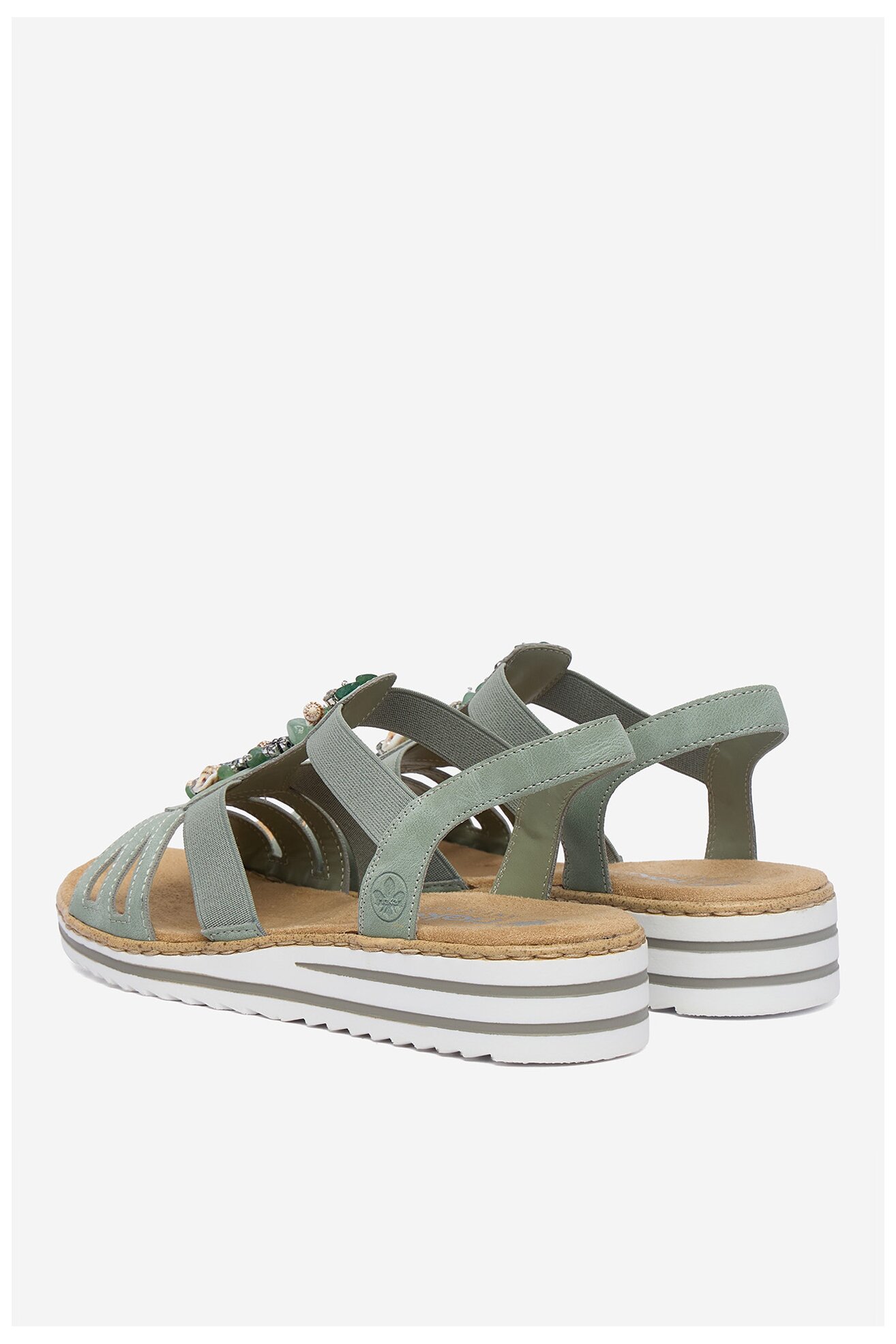 Sandały Rieker CEO-V0649-52 Oliwkowy jasny