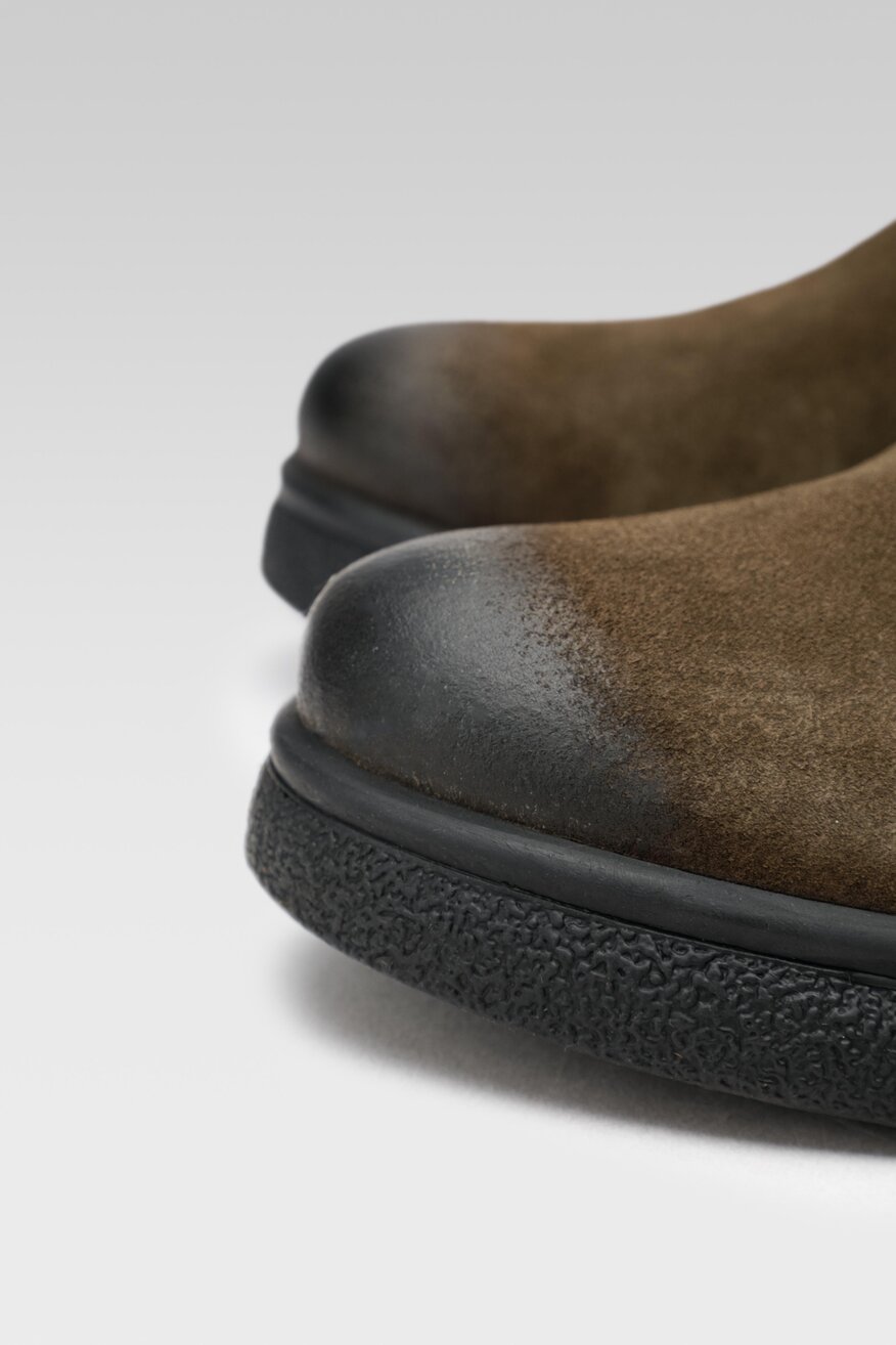 
                Lasocki - Skórzane botki zielone - 5904862262178