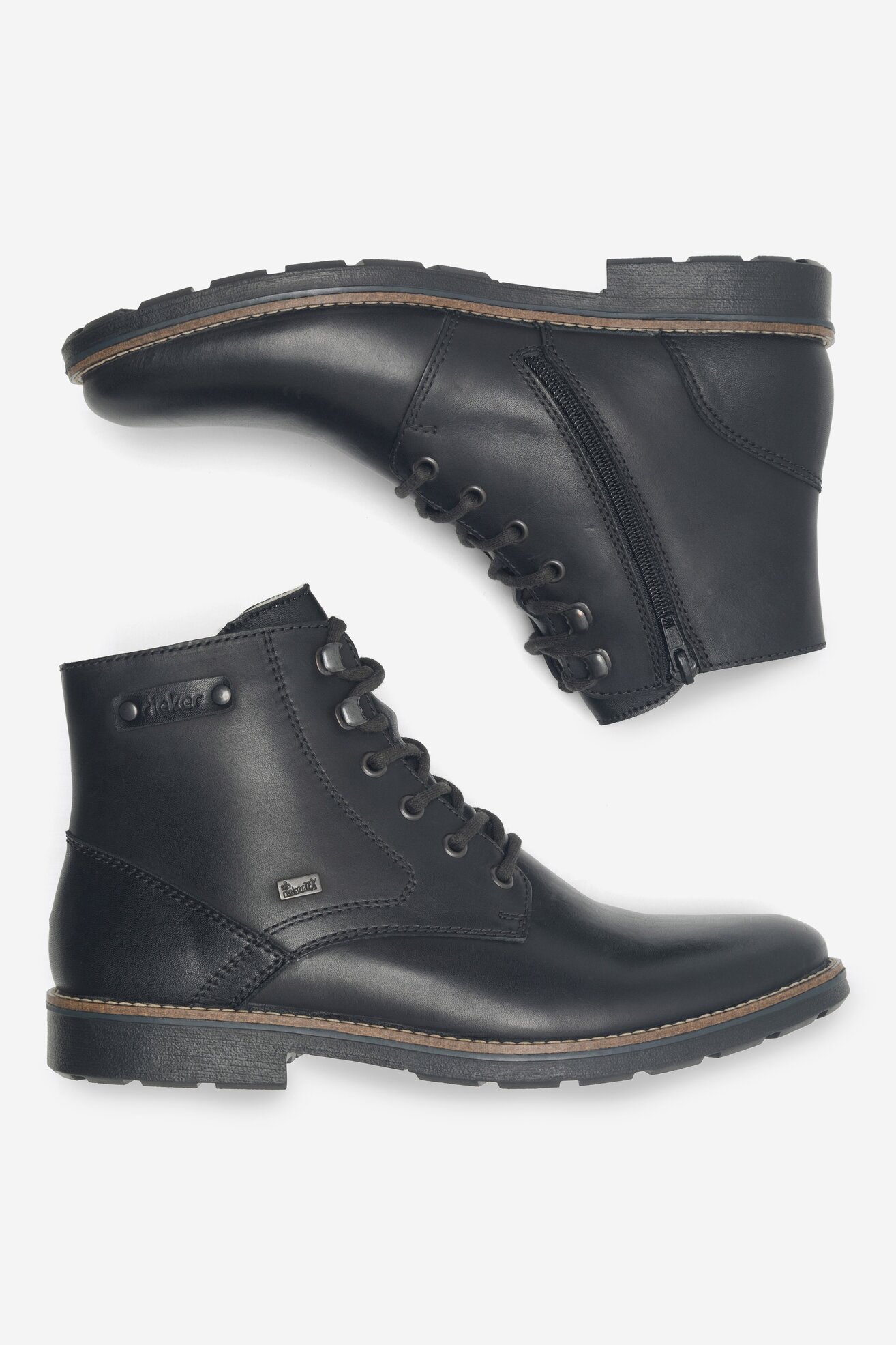 Csizma Rieker 15322-00 FEKETE