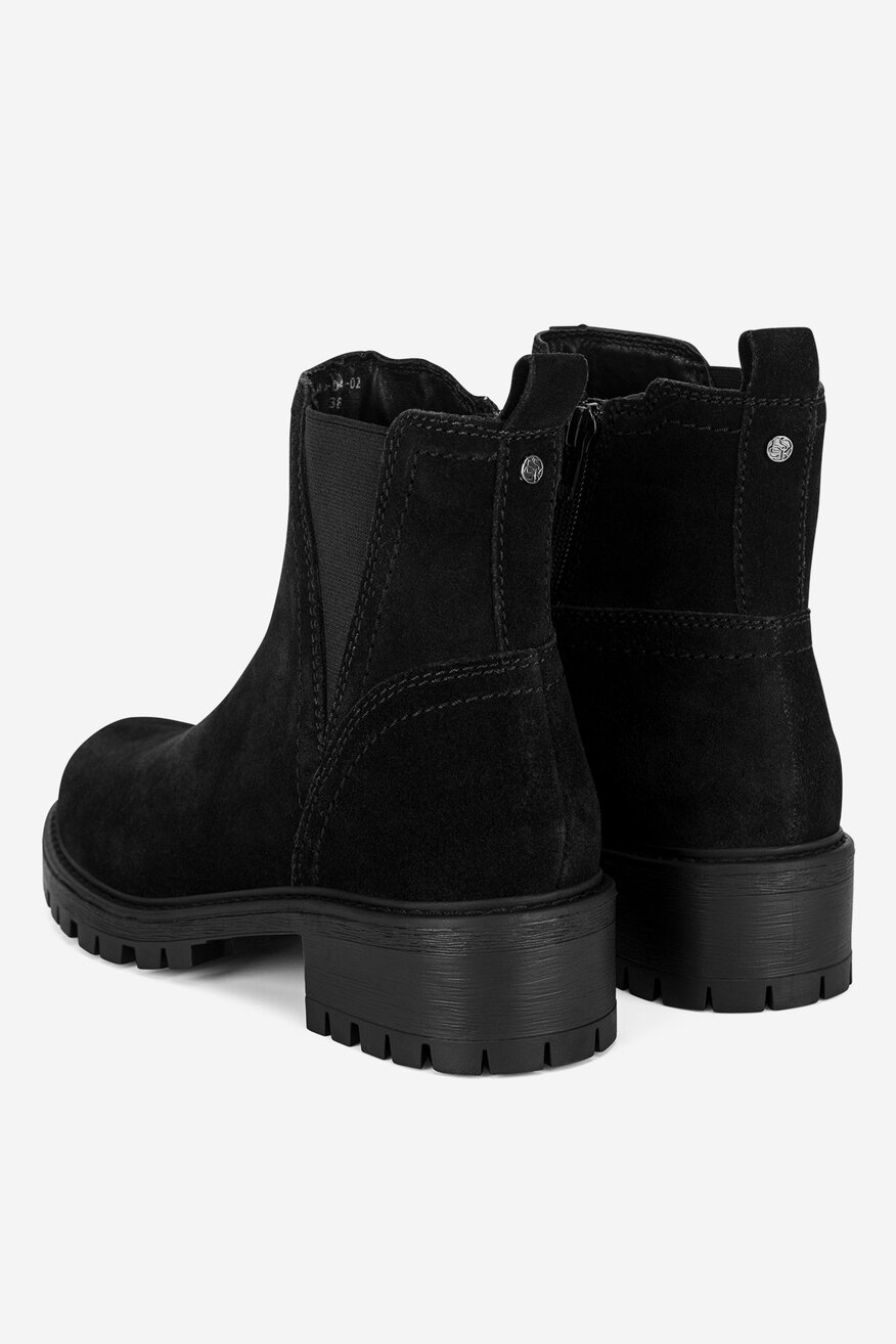 
                Lasocki - Botki zamszowe ocieplane - 5905588871866