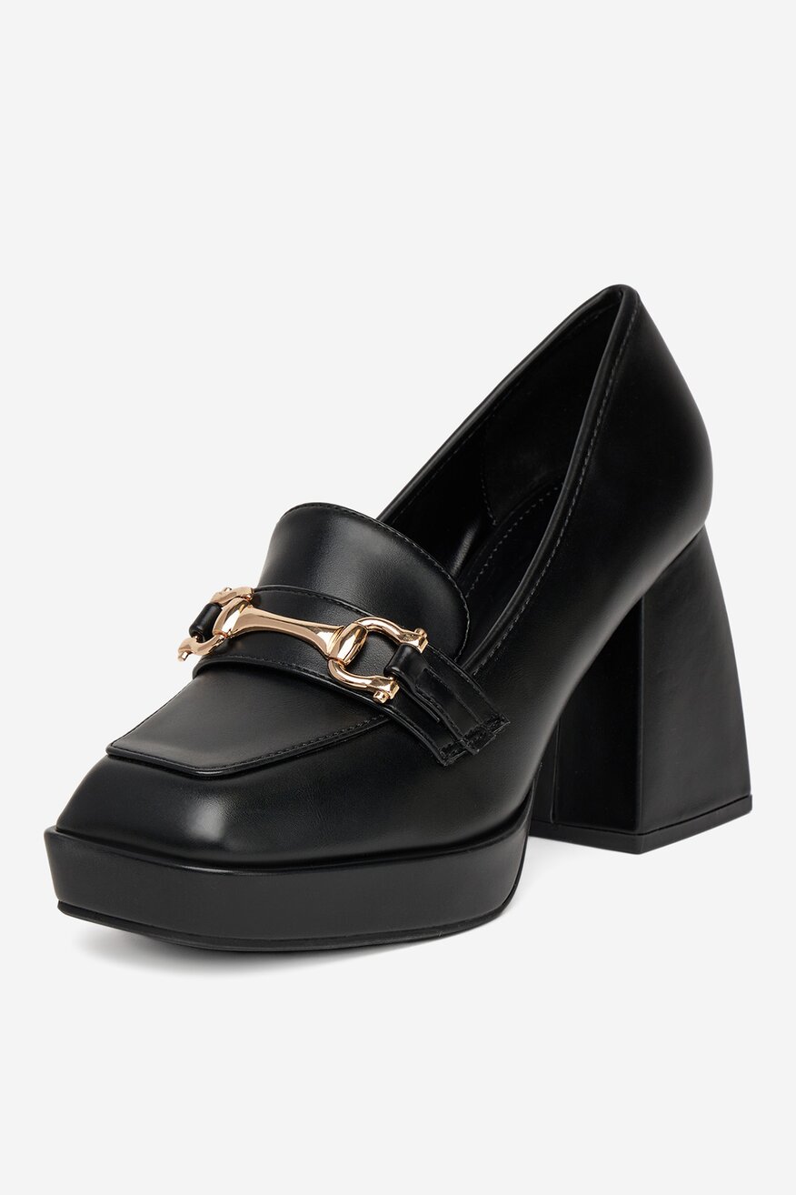 DeeZee - Loafersy na obcasie - 5904410821390