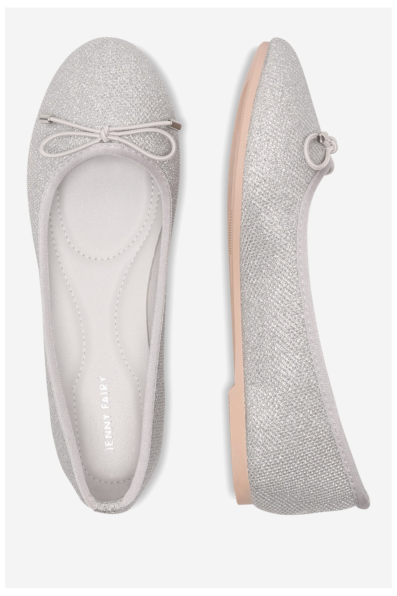 Балетки Jenny Fairy ELENI TS5682-01 СРІБНИЙ