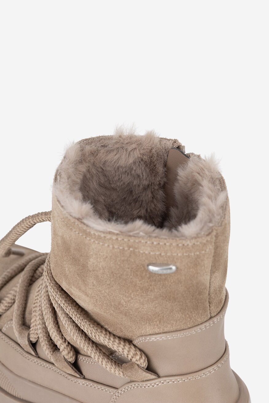 Mexx - Śniegowce zamszowe ocieplane - 5905588926047