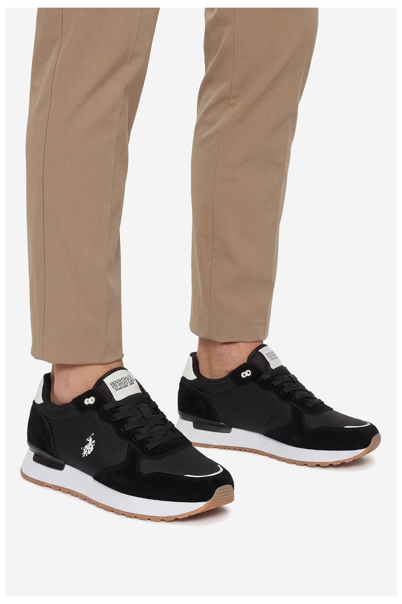 Sneakers U.S. POLO ASSN. EO-SMYTH001M/6TS1 Czarny