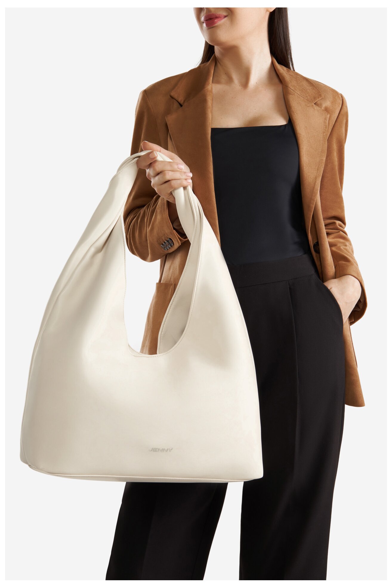 Kézitáska Jenny JEN-L-006-07 CSONTSZÍNŰ